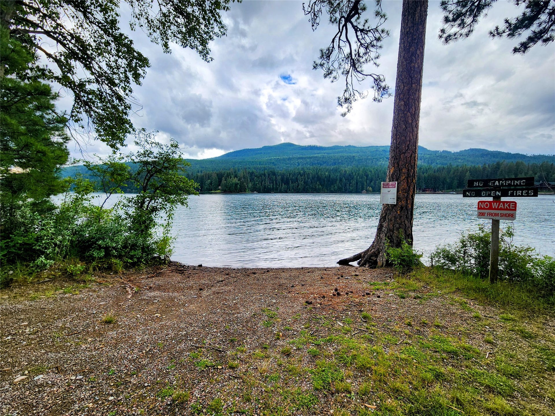 13727 Big Hawk Drive, Bigfork, MT 59911 Boat launch area