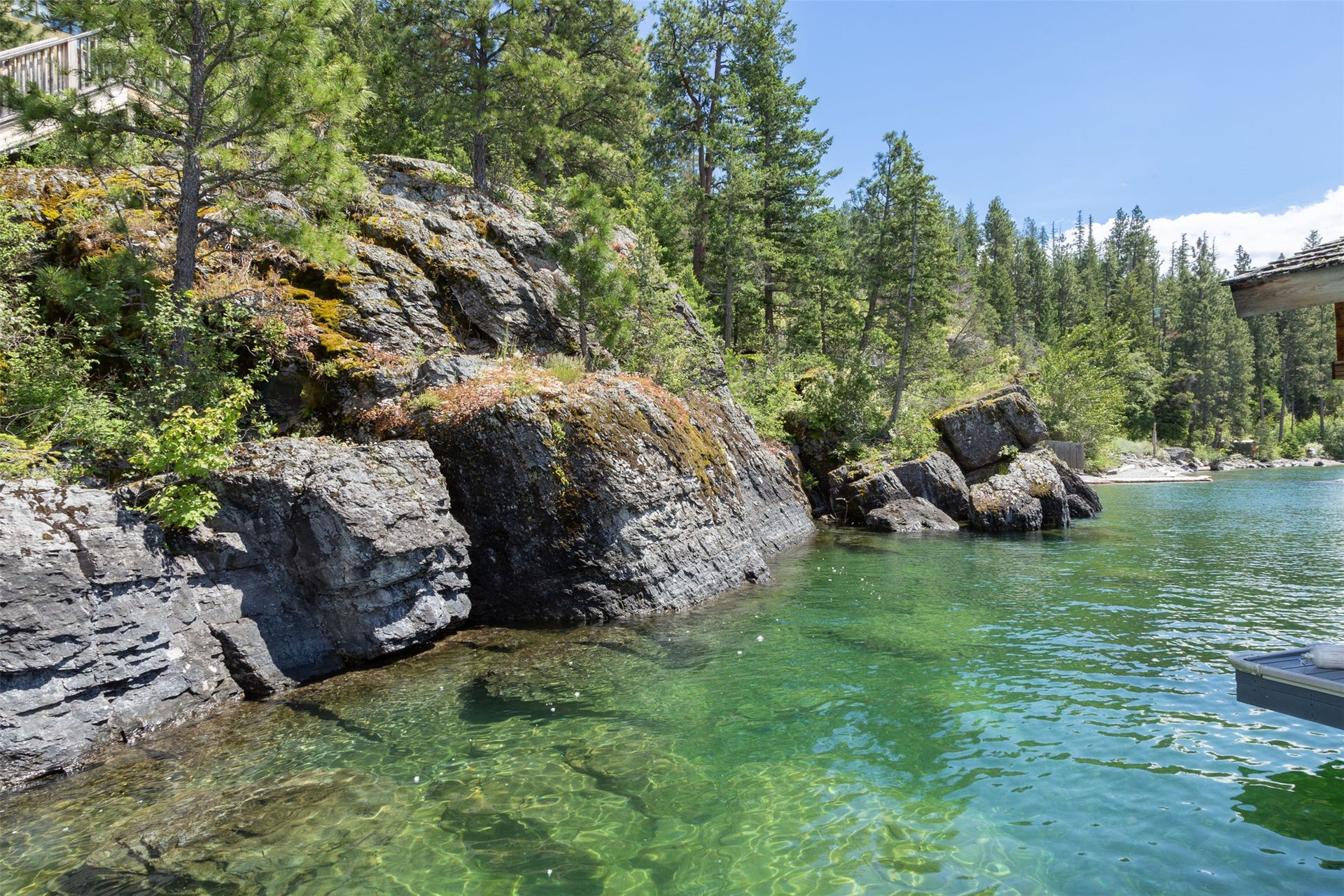 Summers on Flathead Lake are all about the water activities. Fish from the shore for trout and bass. Boating and wave pounding. Swimming or water skiing just the start.