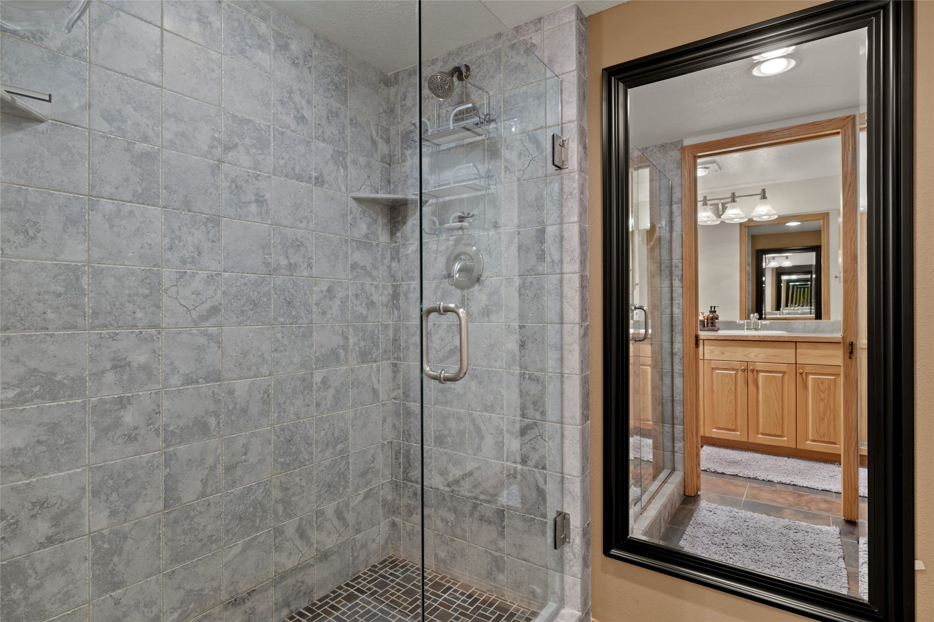 Shower in Primary En-Suite Bathroom