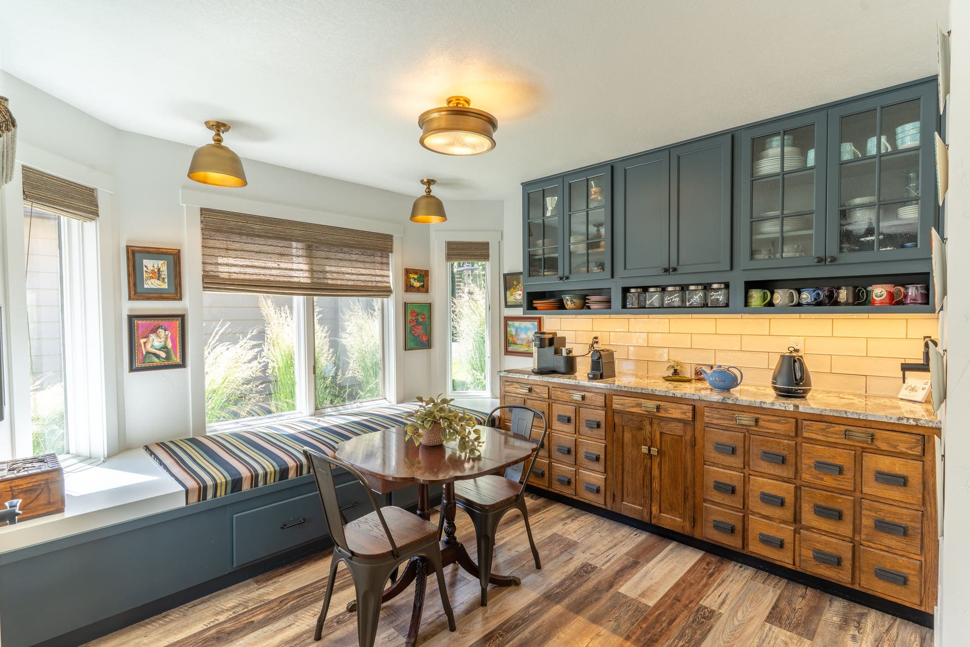 77 Golf Terrace, Bigfork, MT 59911 Dining with deck access and coffee bar
