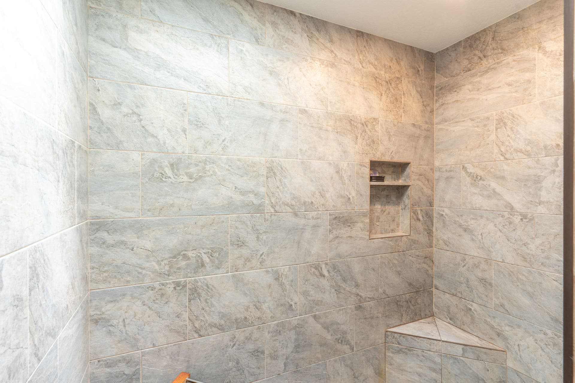 77 Golf Terrace, Bigfork, MT 59911 Fabulouse marble shower in primary bath