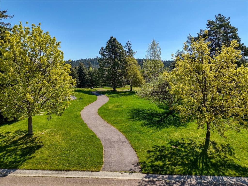 145 Fox Run Court, Bigfork, MT 59911 Walking/Cart path to Eagle Bend.