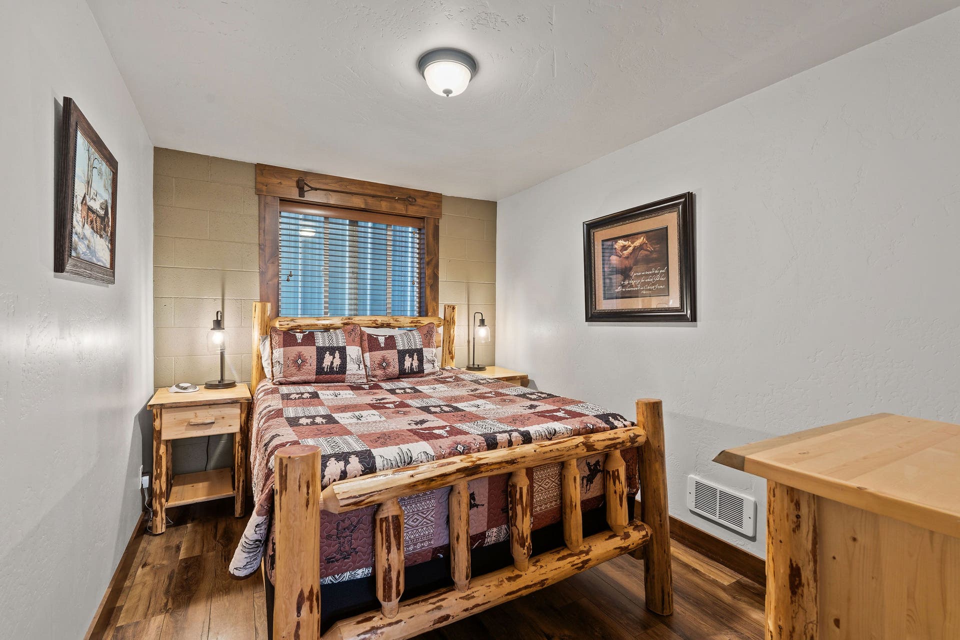 473 Osborn Avenue, Bigfork, MT 59911 The Cowboy: Bedroom with Queen.