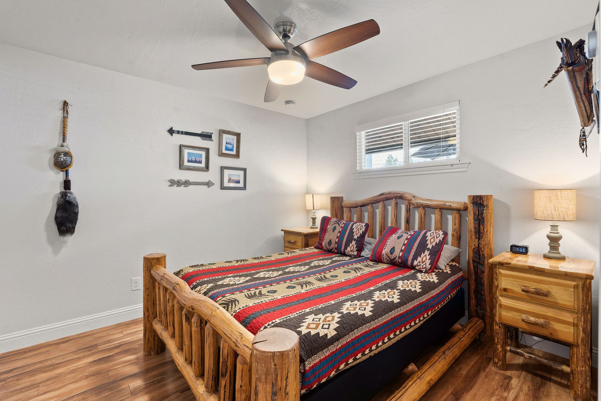 473 Osborn Avenue, Bigfork, MT 59911 The Native American: Queen Bedroom