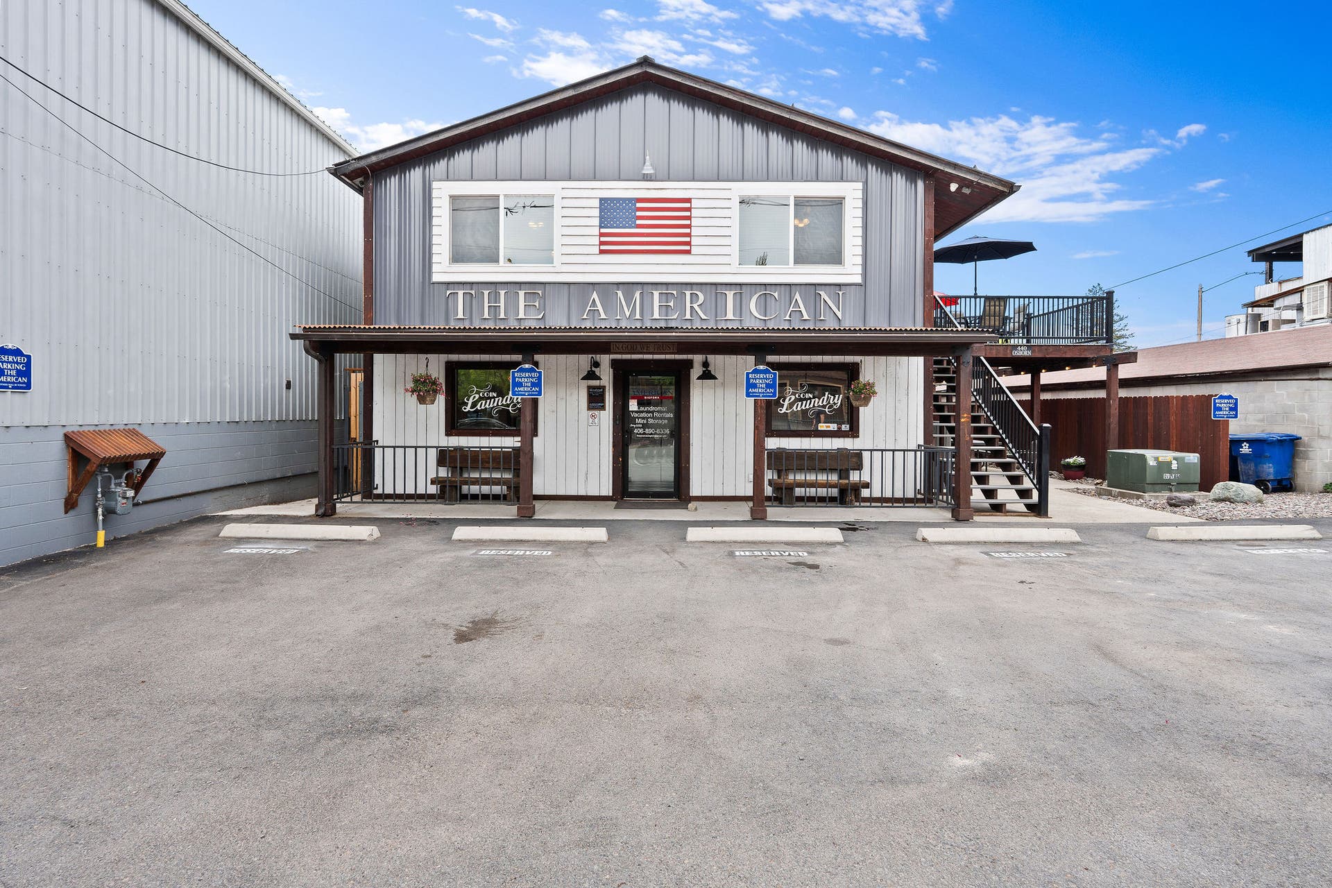 473 Osborn Avenue, Bigfork, MT 59911 The American:
- Commercial Frontage: Retail/laundry mat