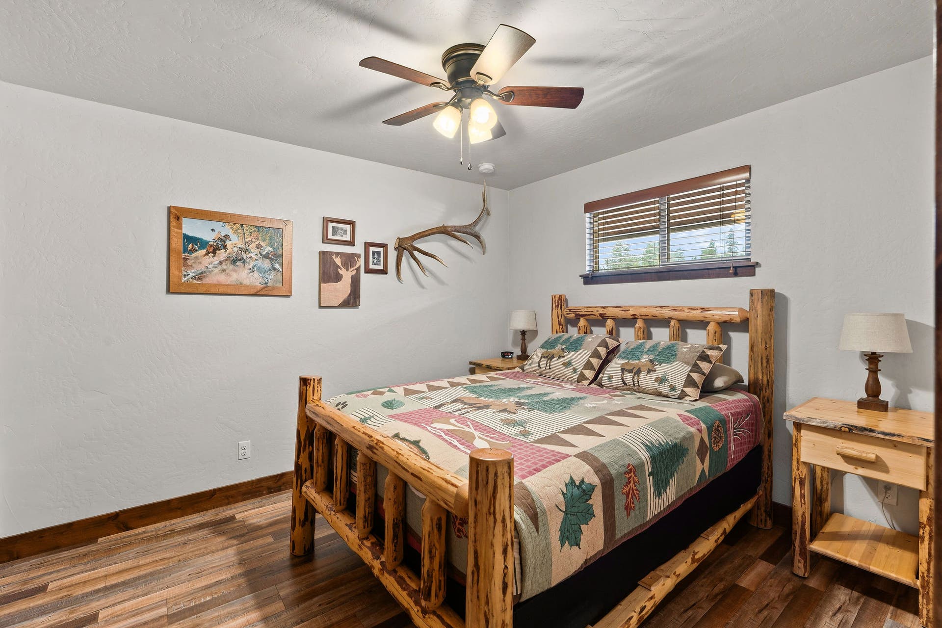 473 Osborn Avenue, Bigfork, MT 59911 The Hunter: Queen Bedroom with
