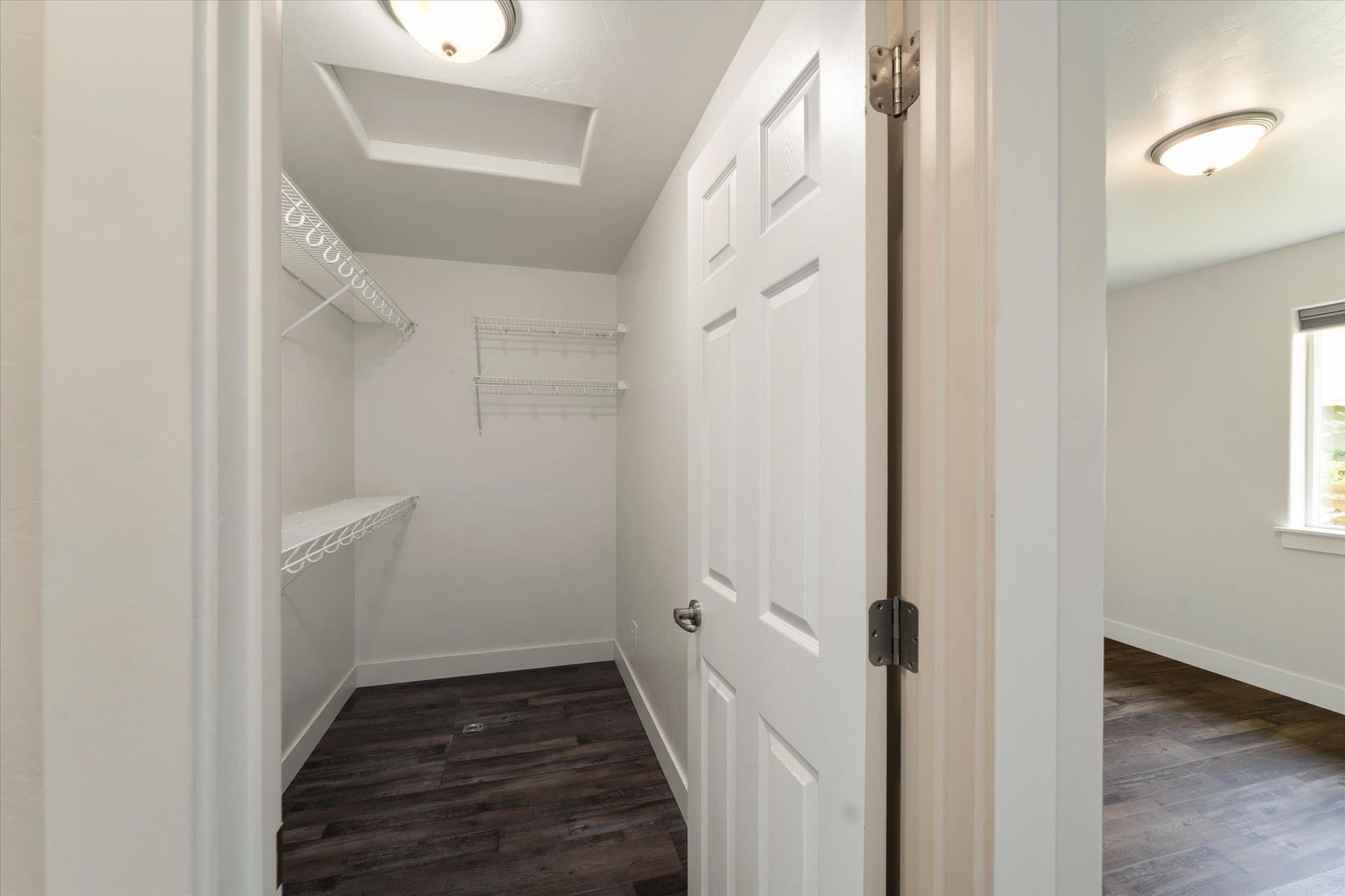 505 Skid Trail, Bigfork, MT 59911 Primary Bedroom Walk-In closet with Crawl Space access