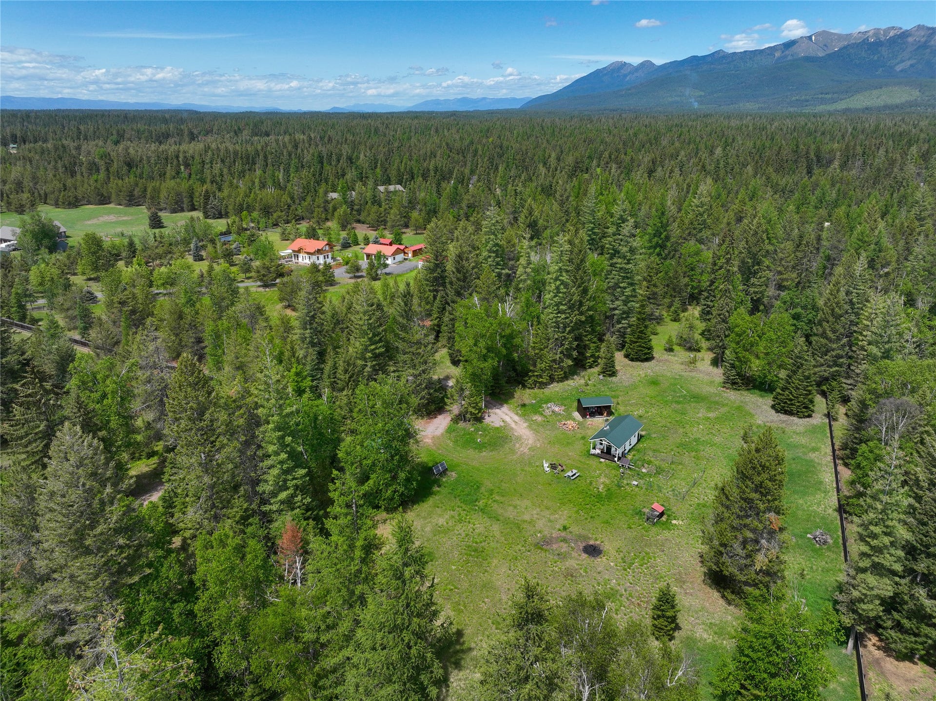541 Alpine Drive, Bigfork, MT 59911 Aerial View of Property