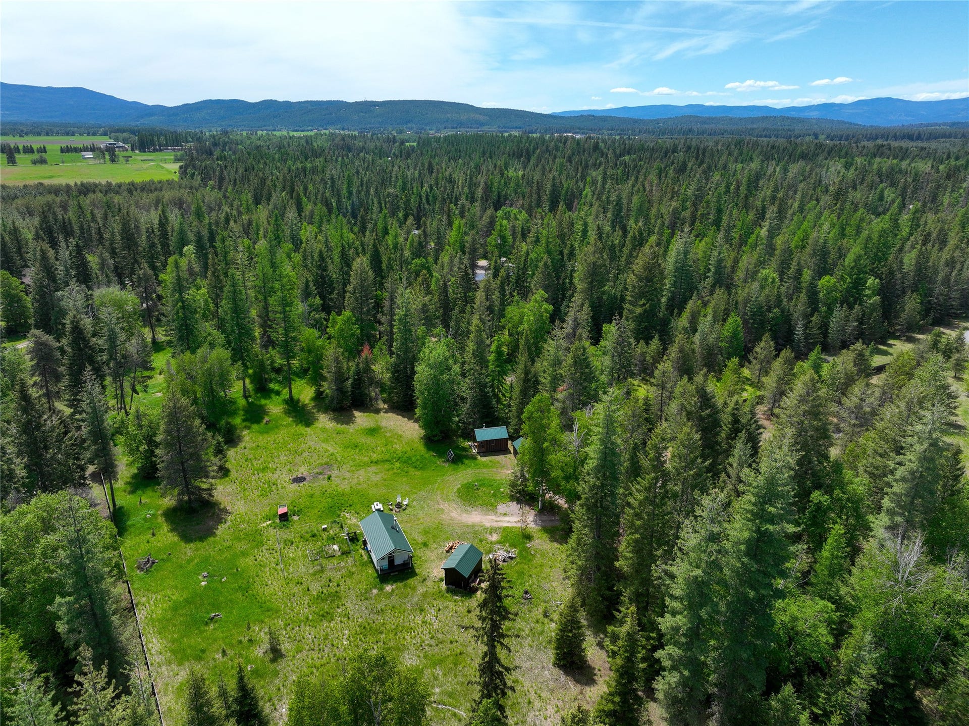 541 Alpine Drive, Bigfork, MT 59911 Aerial View of Property