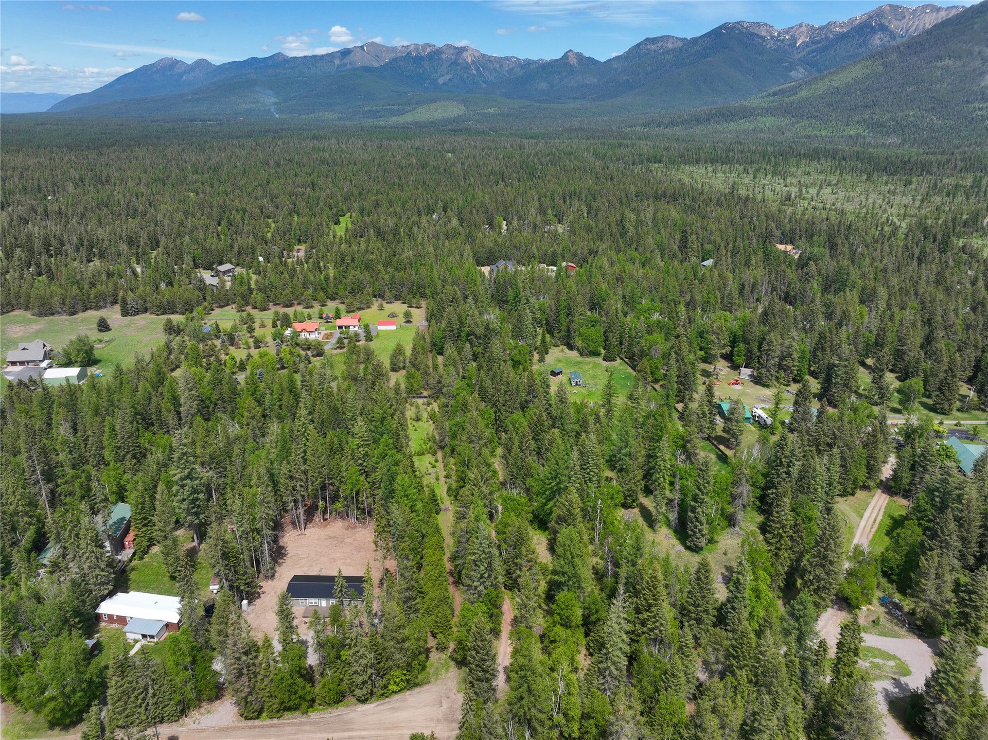 541 Alpine Drive, Bigfork, MT 59911 Aerial View of Surrounding properties