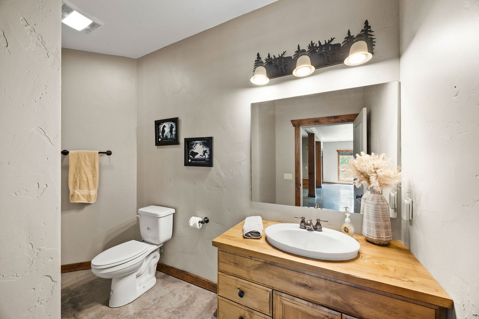 70 Big Cedar, Bigfork, MT 59911 Lower level bathroom