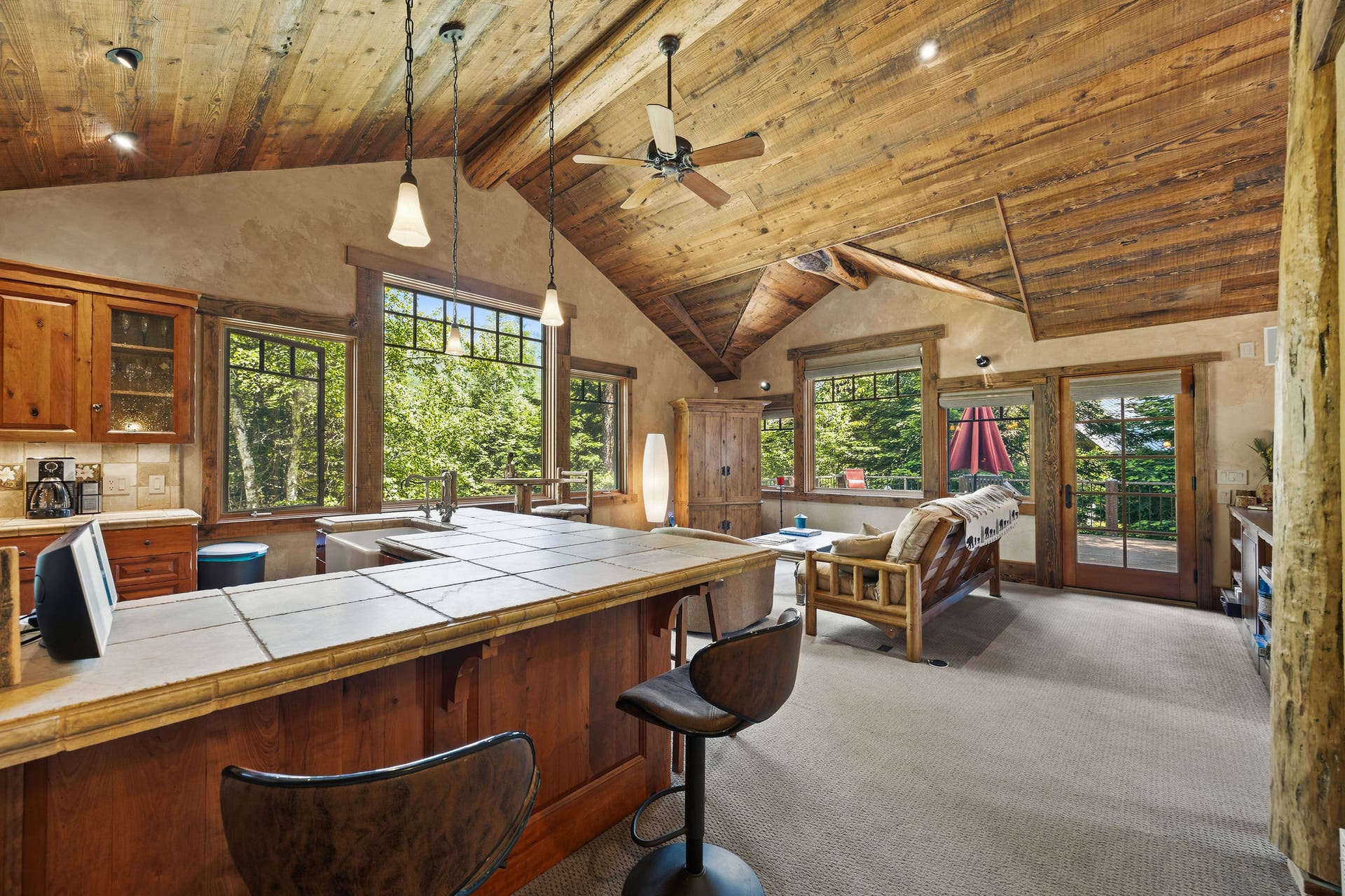 500 Wild Swan Trail, Bigfork, MT 59911 The Treehouse, an amazing studio living space with great deck