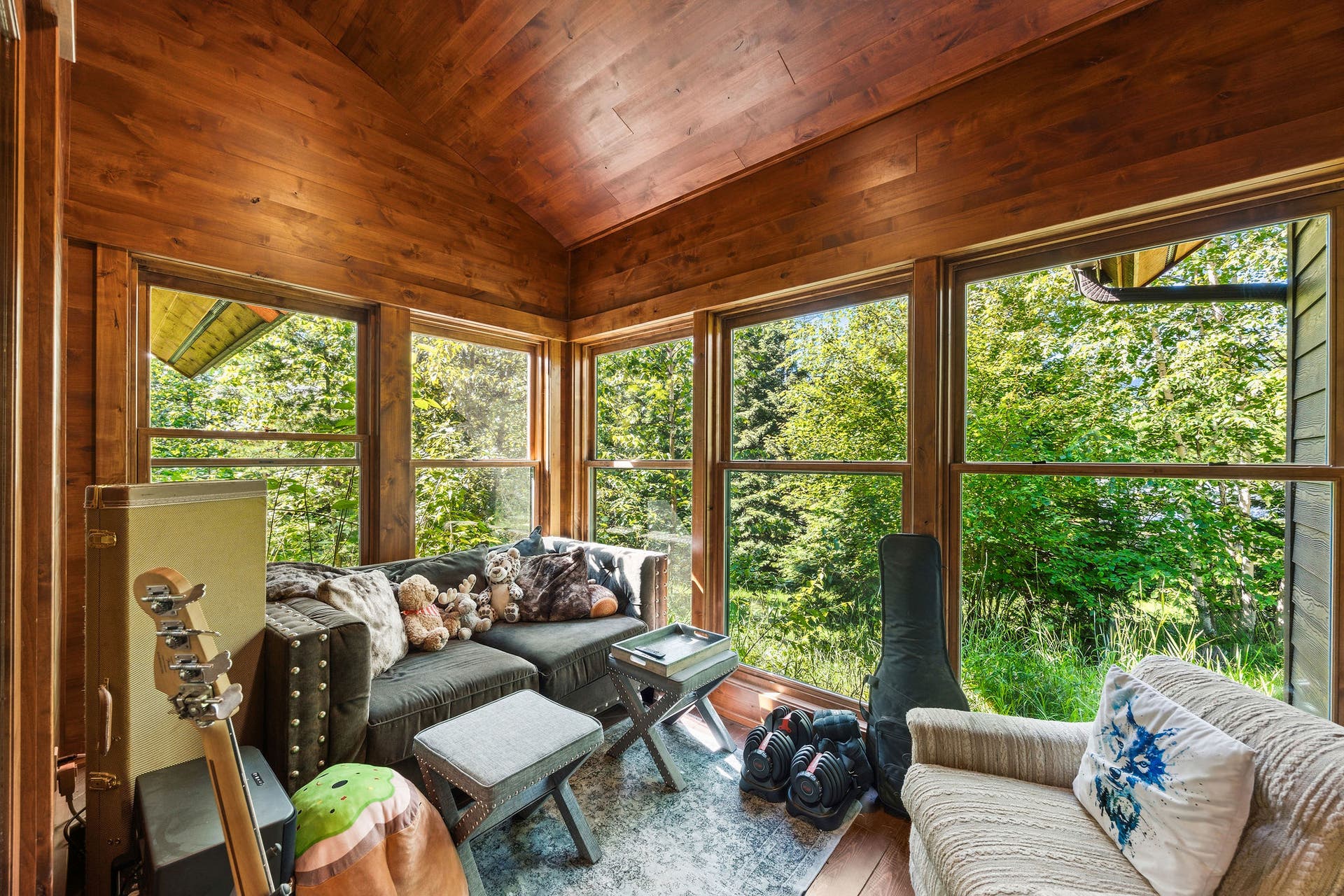 500 Wild Swan Trail, Bigfork, MT 59911 Screened porch off guest room