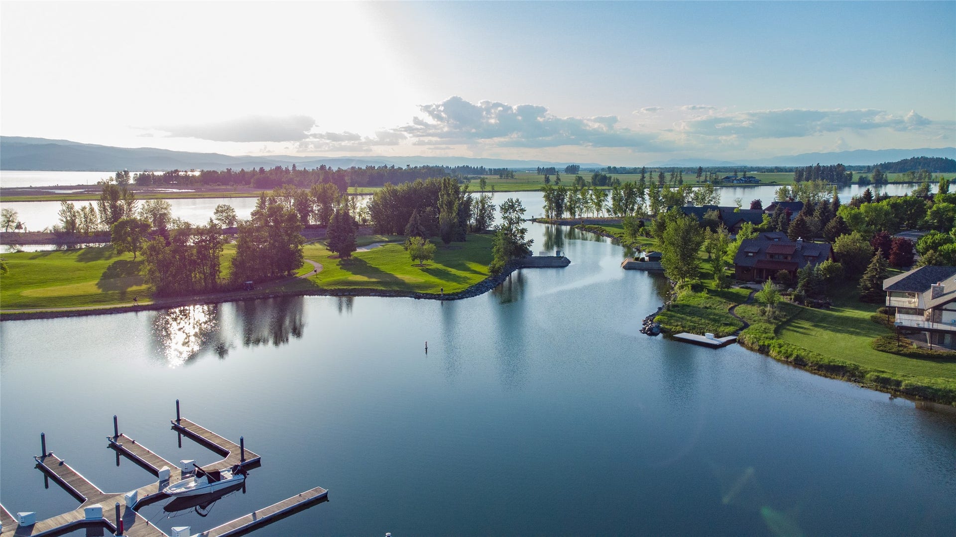 C12 Eagle Bend Yacht Harbor, Bigfork, MT 59911 Birds eye view of property featuring a water view