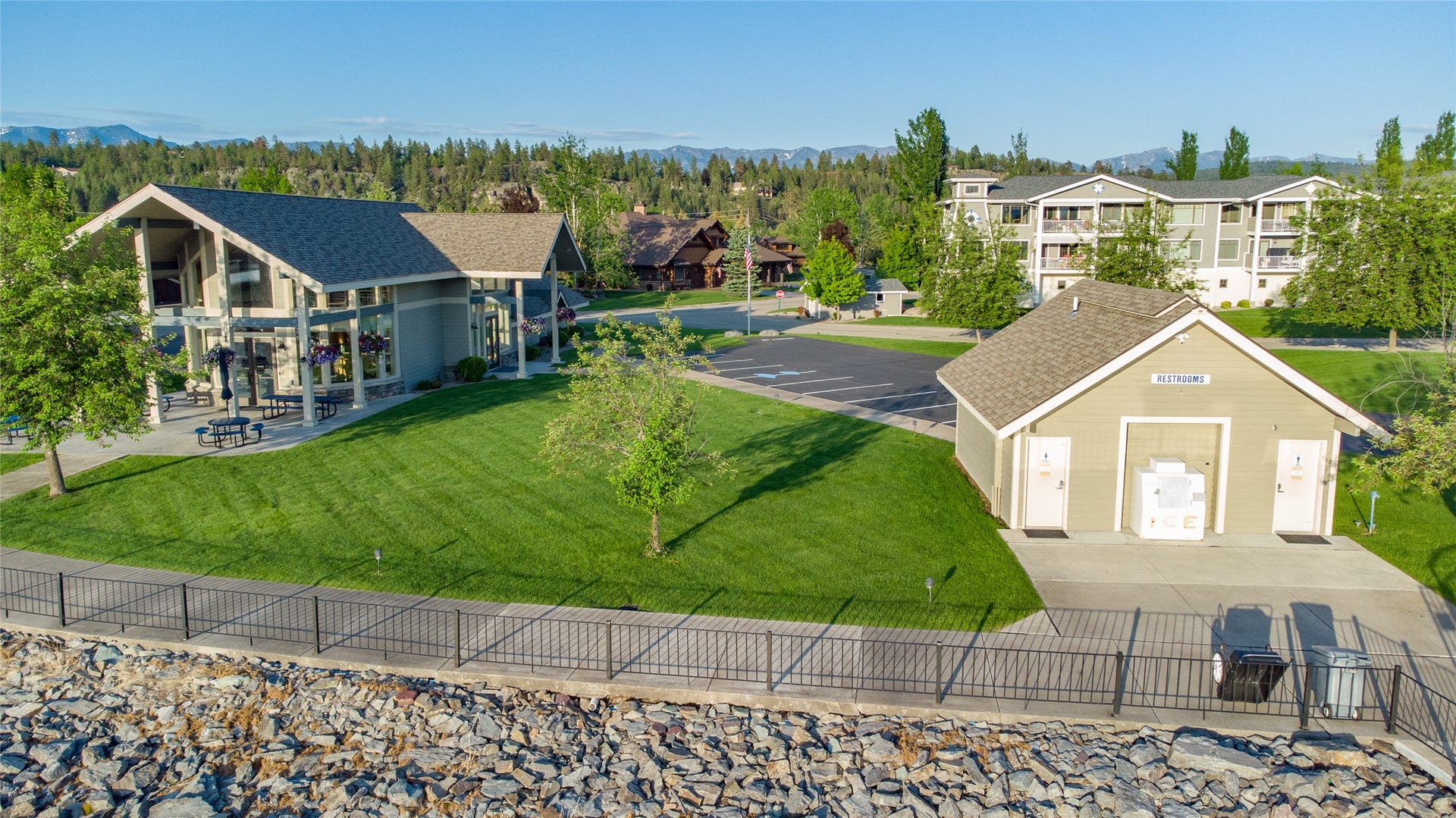C12 Eagle Bend Yacht Harbor, Bigfork, MT 59911 Birds eye view of property featuring a residential view