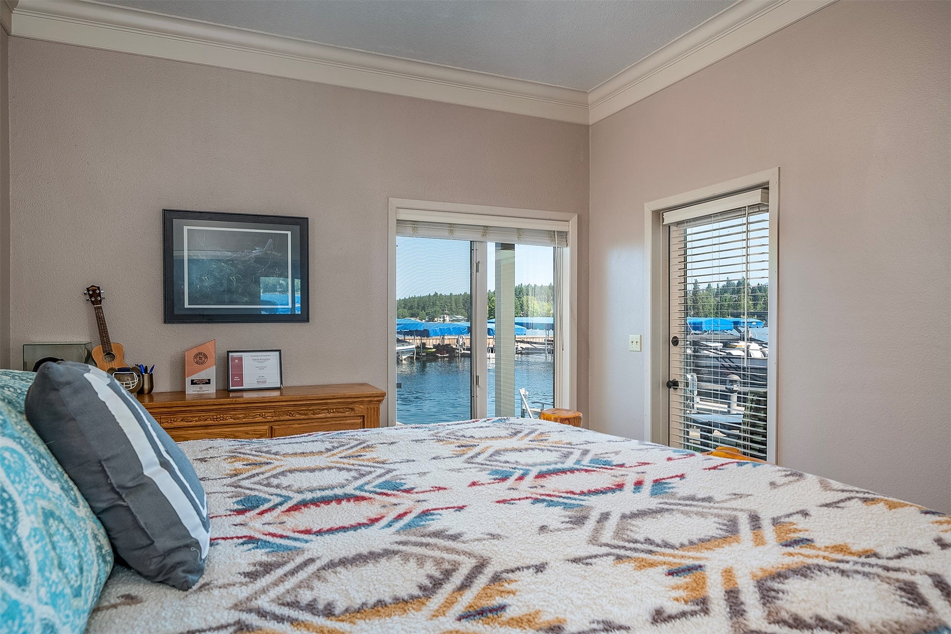 140 Pebble Way, #23, Bigfork, MT 59911 water views and access door to patio