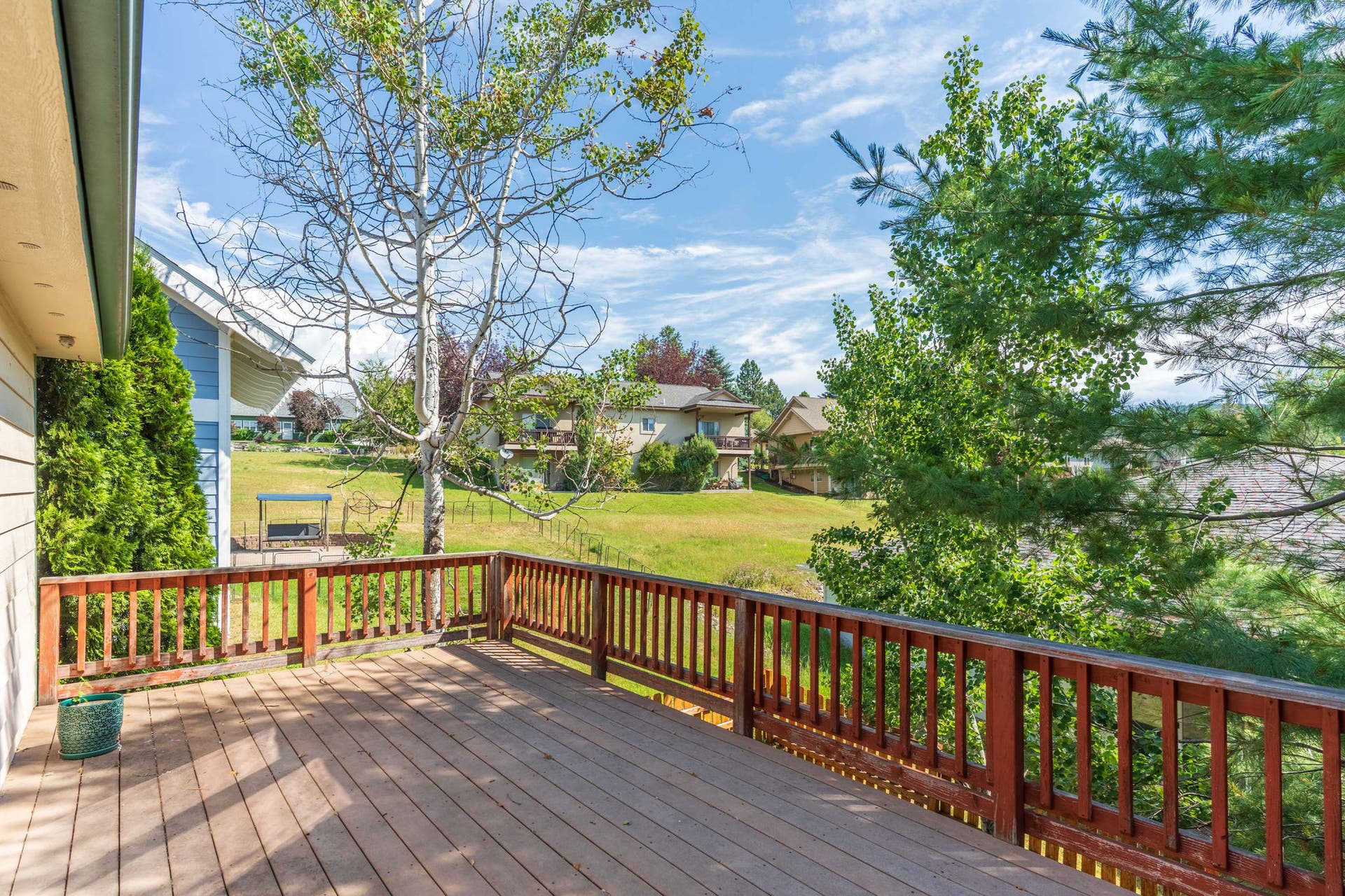 987 Electric Avenue, Bigfork, MT 59911 Upstairs Deck