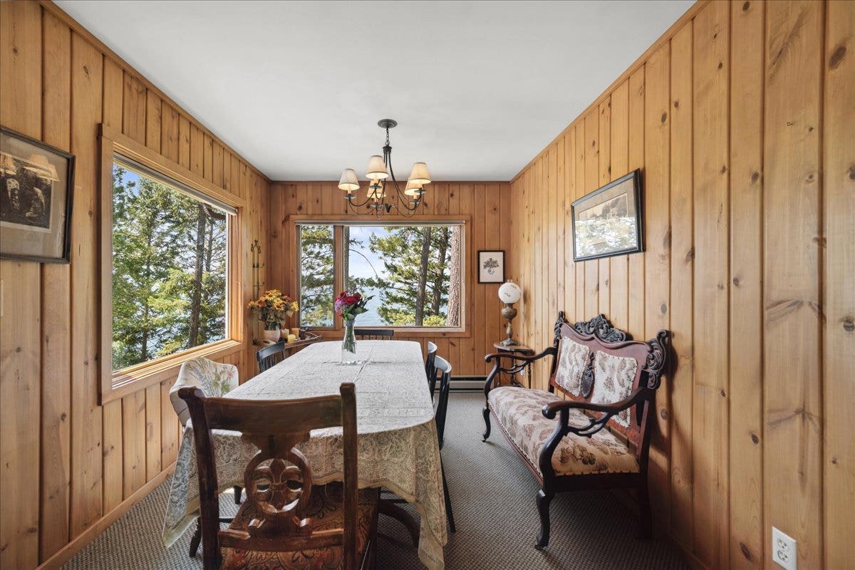 332 Flathead Lodge Road, Bigfork, MT 59911 Dining room ready to make memories