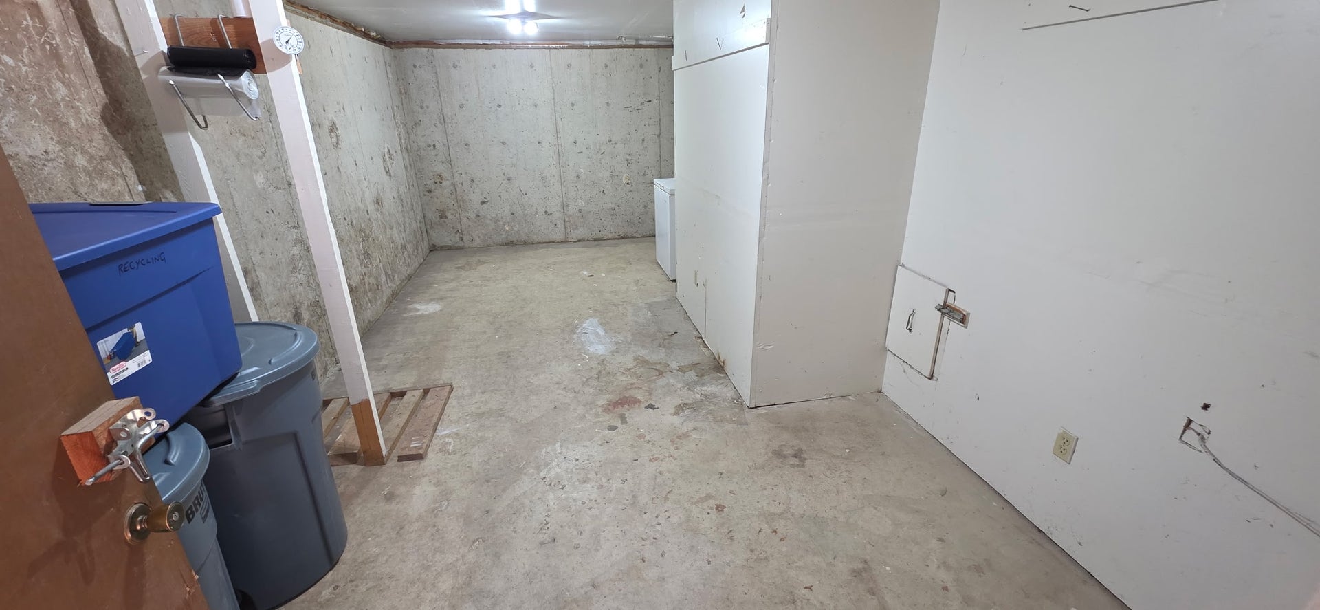 244 Bench Drive, Kalispell, MT 59901 Cold storage room attached to the home for additional storage.