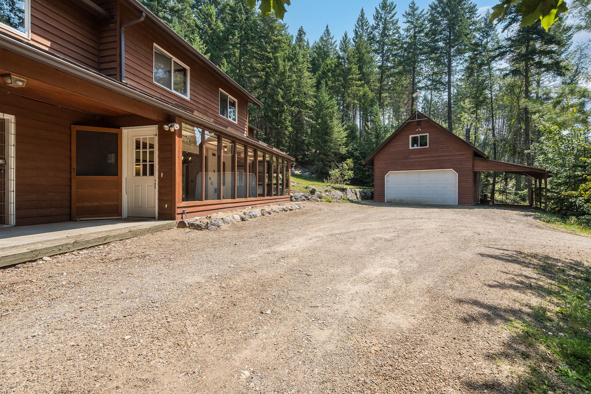 244 Bench Drive, Kalispell, MT 59901 Oversized two-car garage and workshop space for boat and gear storage in Kalispell MT.
