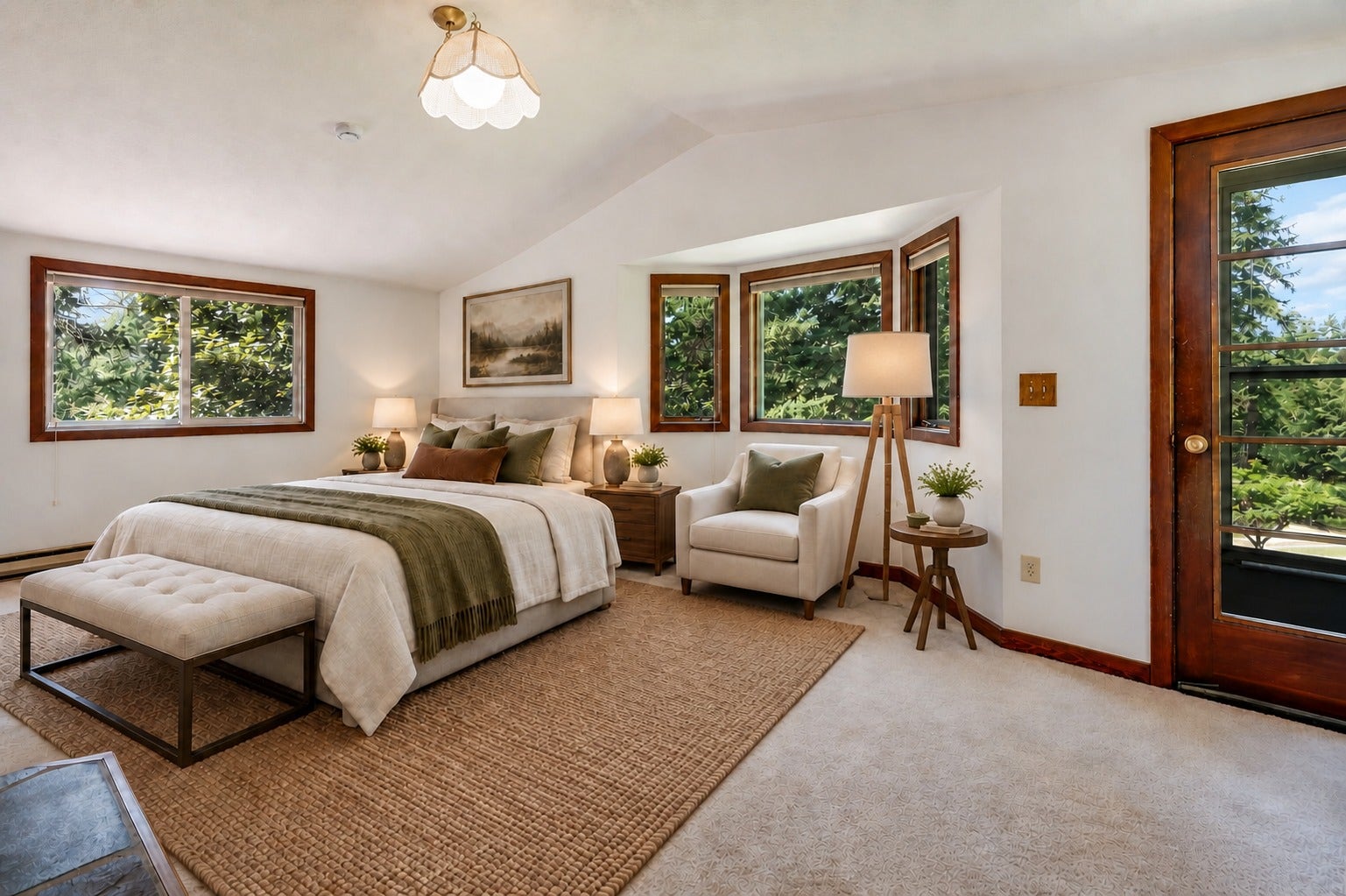 244 Bench Drive, Kalispell, MT 59901 Virtually staged primary bedroom.