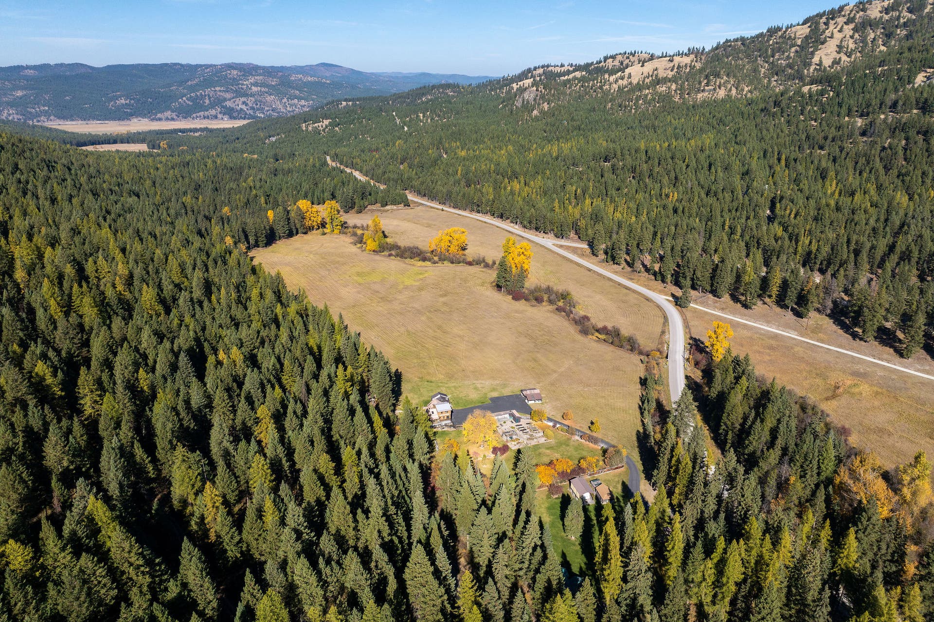 1230 Truman Creek Road, Kila, MT 59920 Aerial of Property