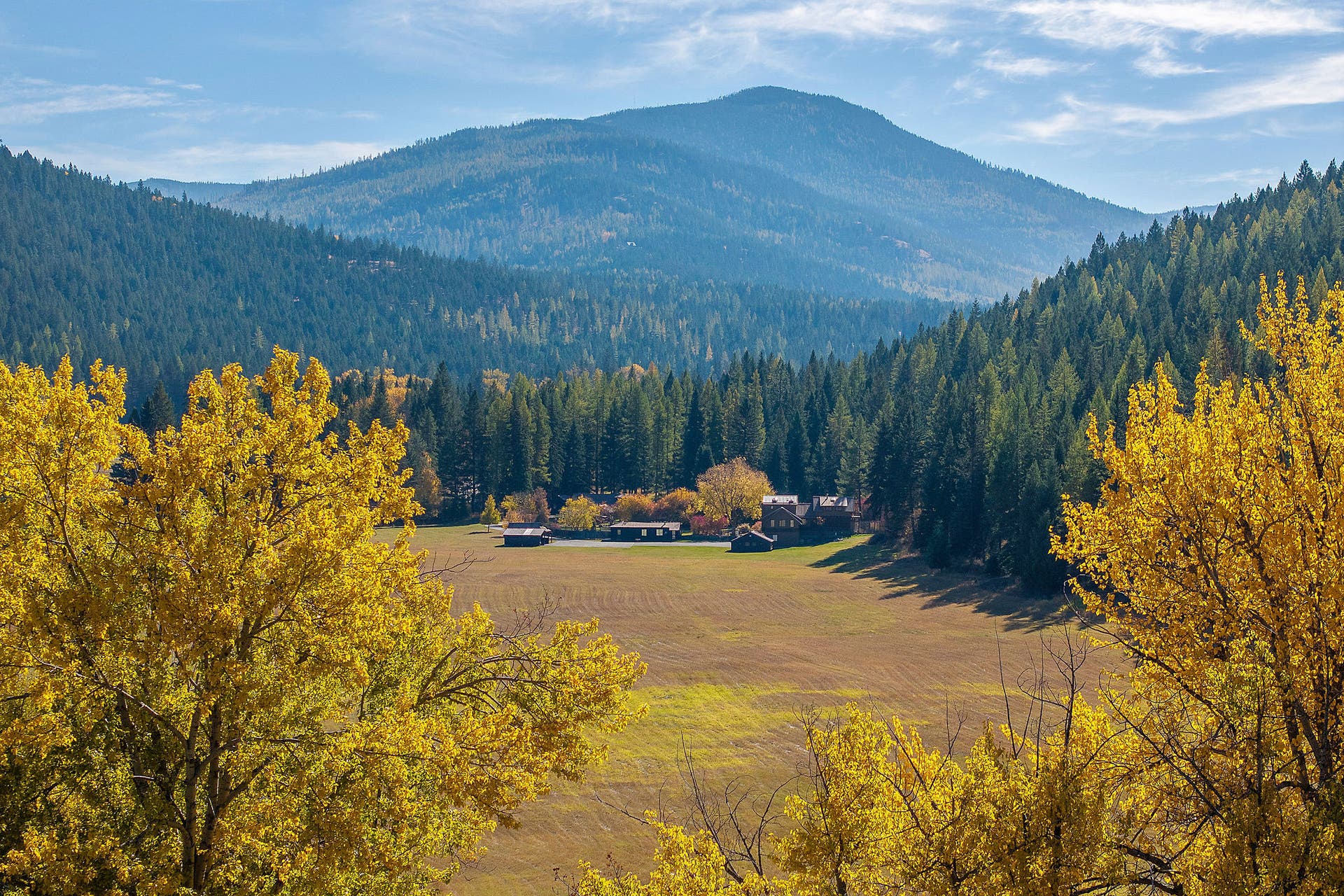 1230 Truman Creek Road, Kila, MT 59920 Aeiral of Pasture/Property