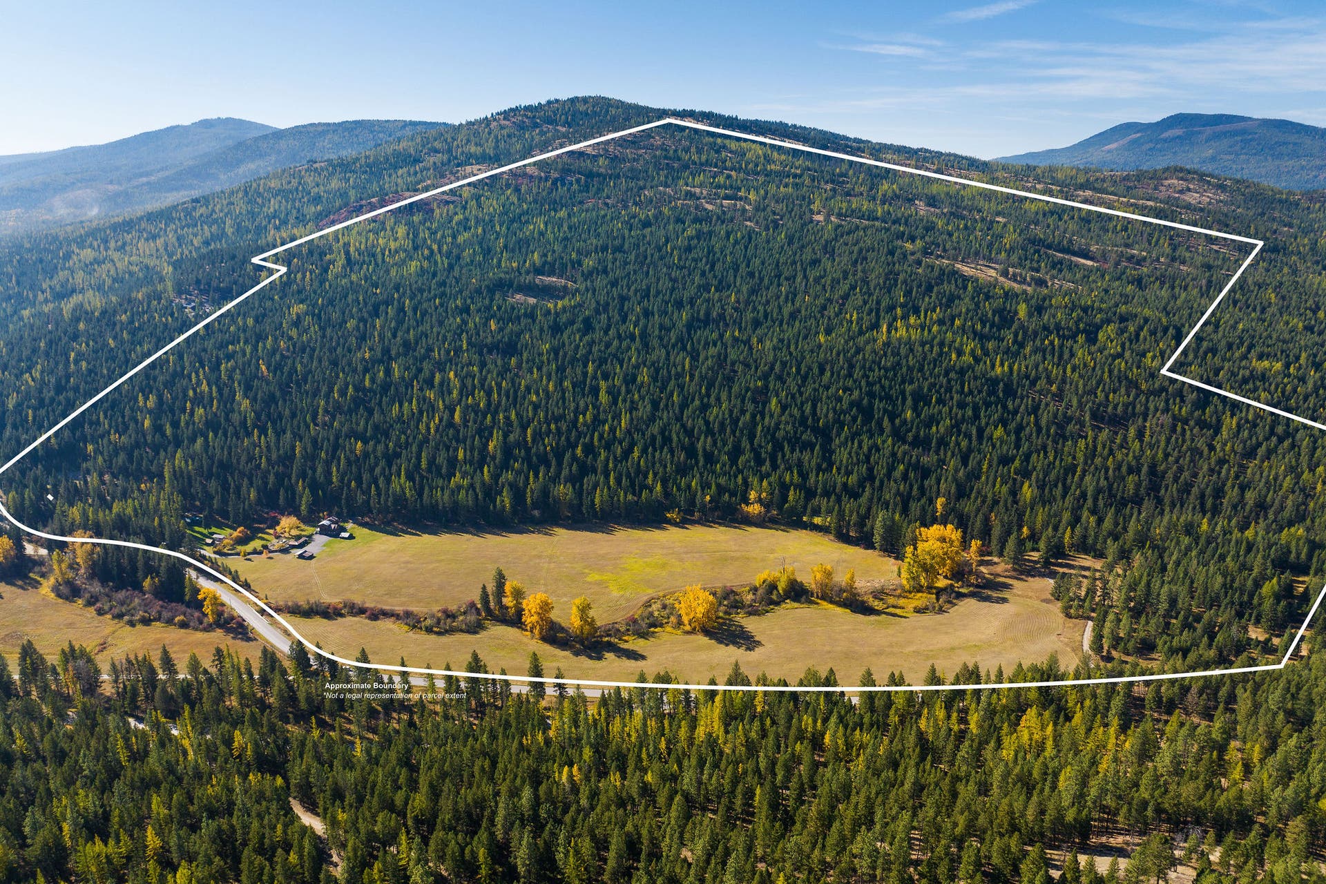 1230 Truman Creek Road, Kila, MT 59920 Rough Property Boundaries *Just for reference and not a legal representation.