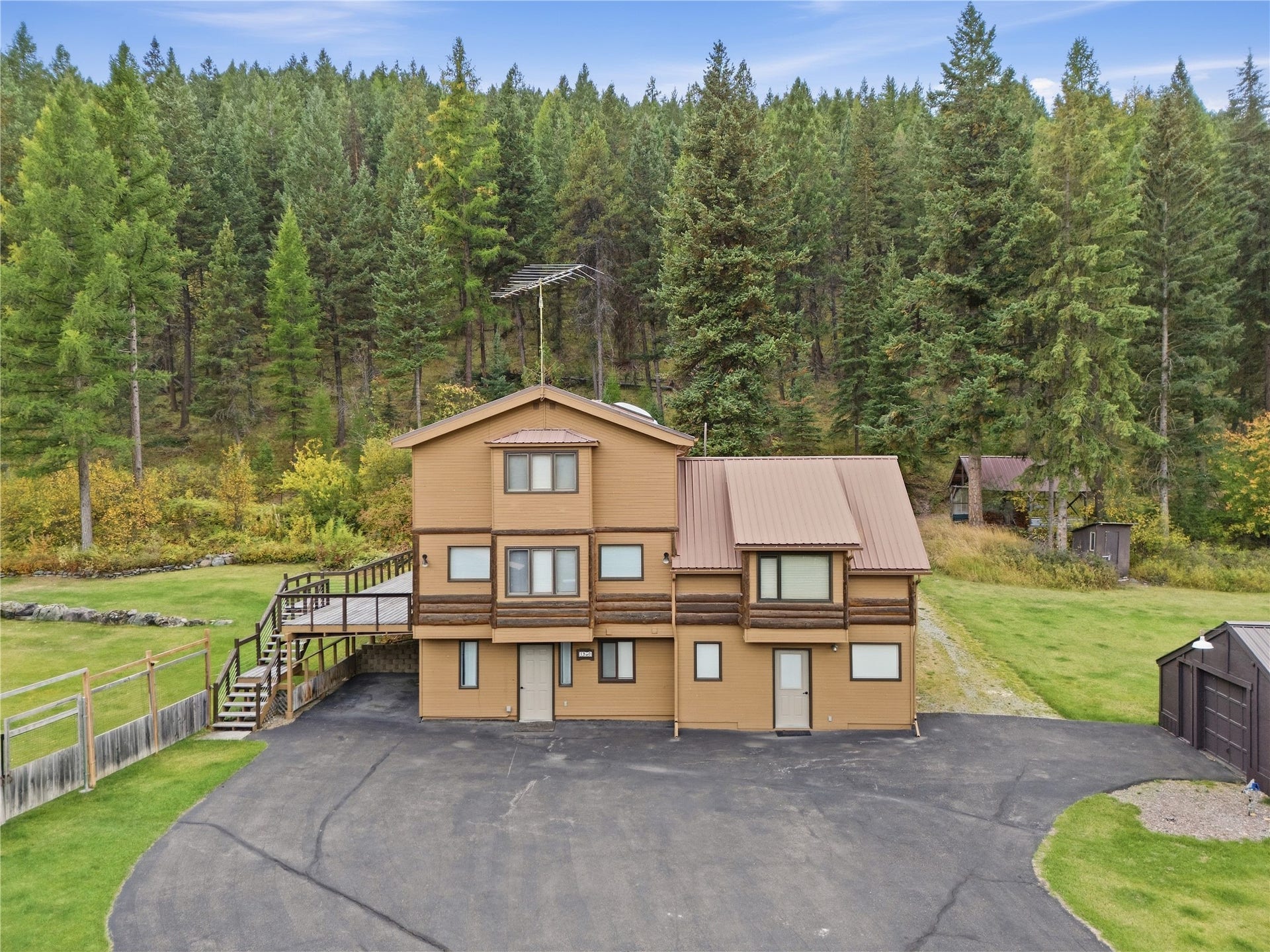 1230 Truman Creek Road, Kila, MT 59920 Main House