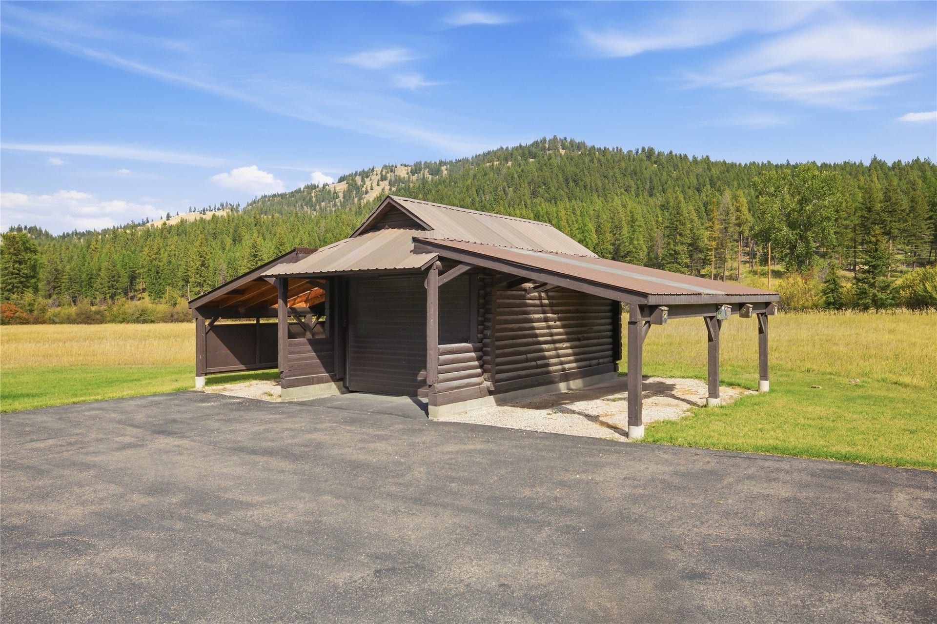 1230 Truman Creek Road, Kila, MT 59920 Detached Garage with Lean To