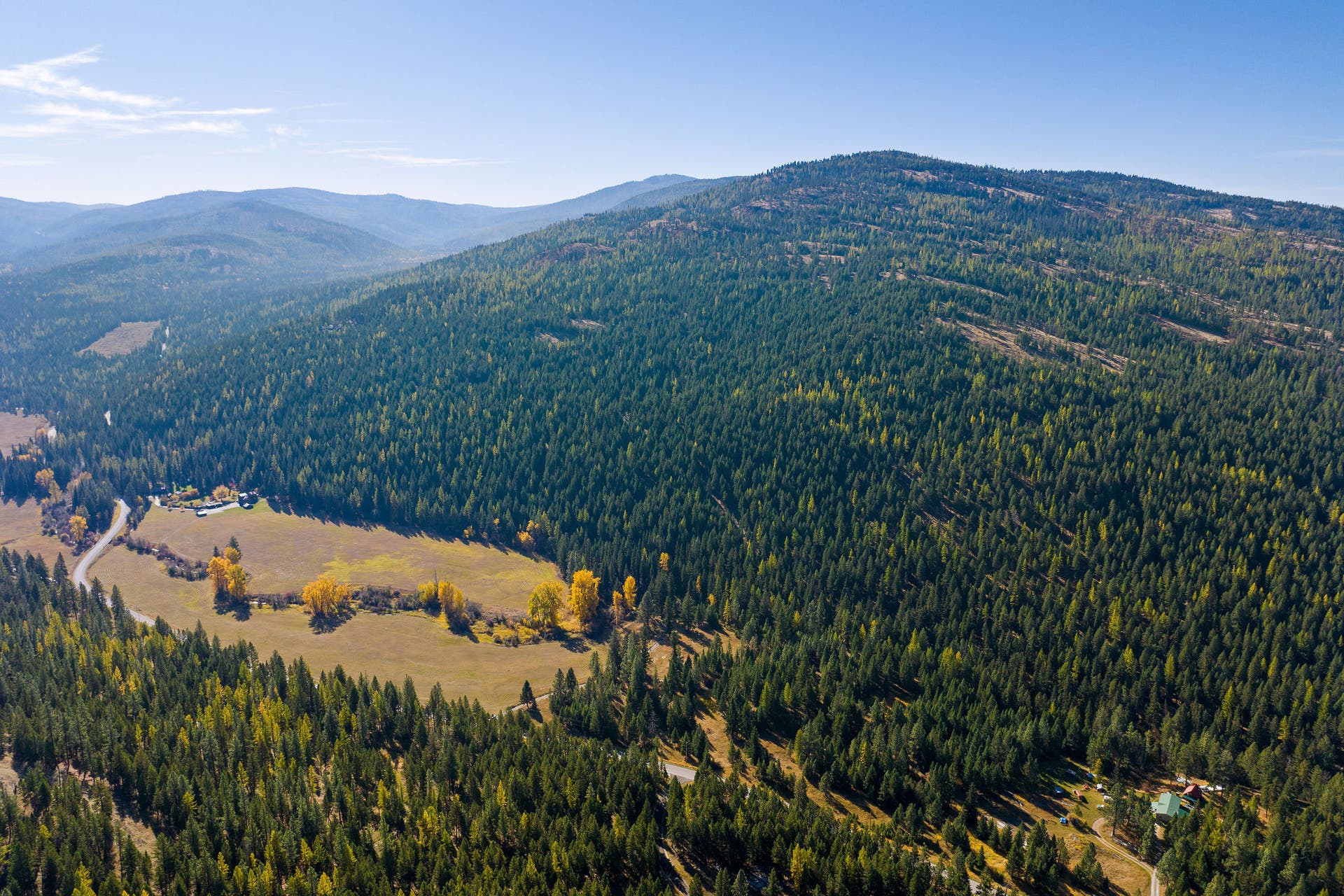 1230 Truman Creek Road, Kila, MT 59920 Aeiral of Property