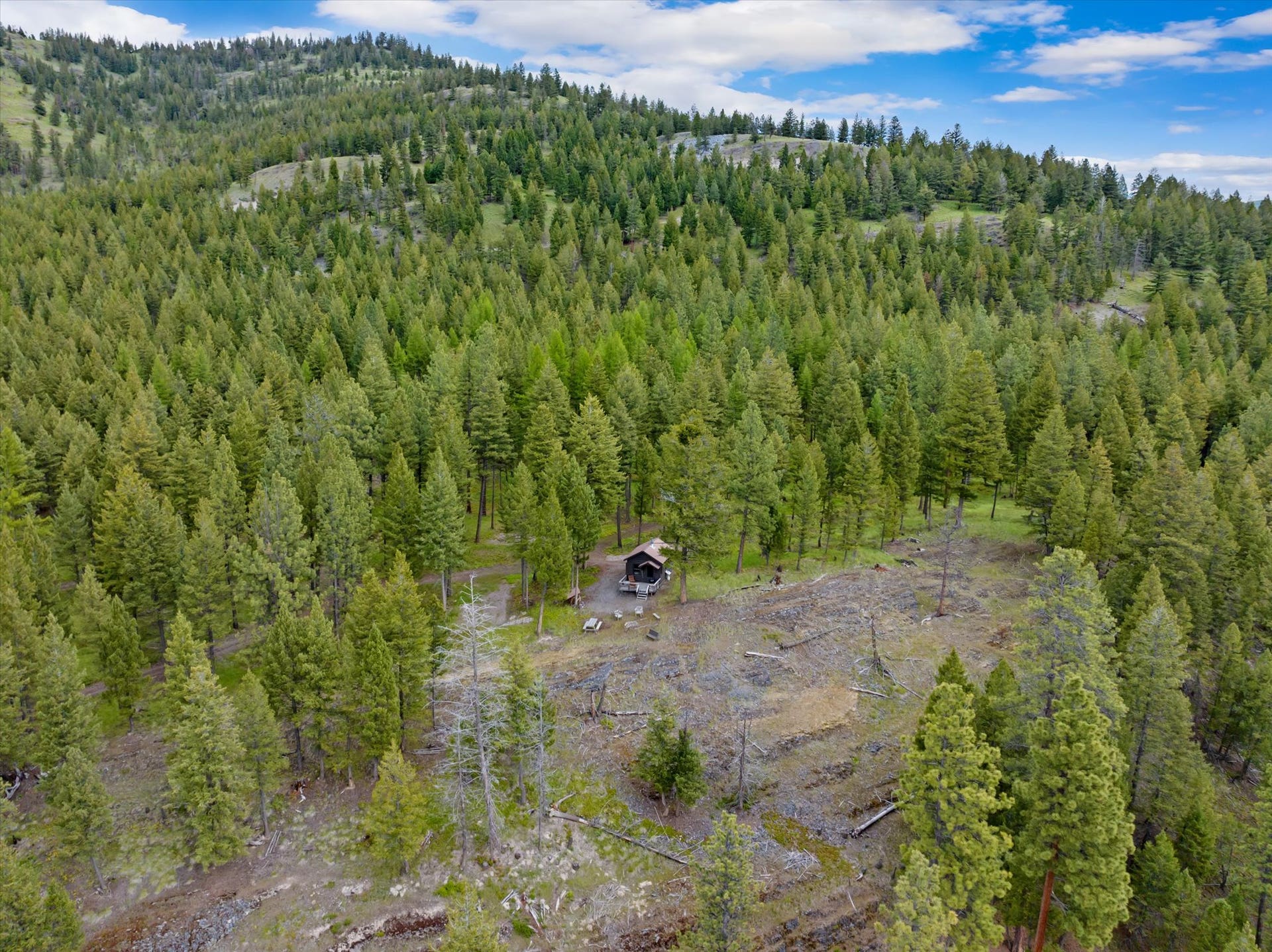 1230 Truman Creek Road, Kila, MT 59920 Aerial of Property (East 78)