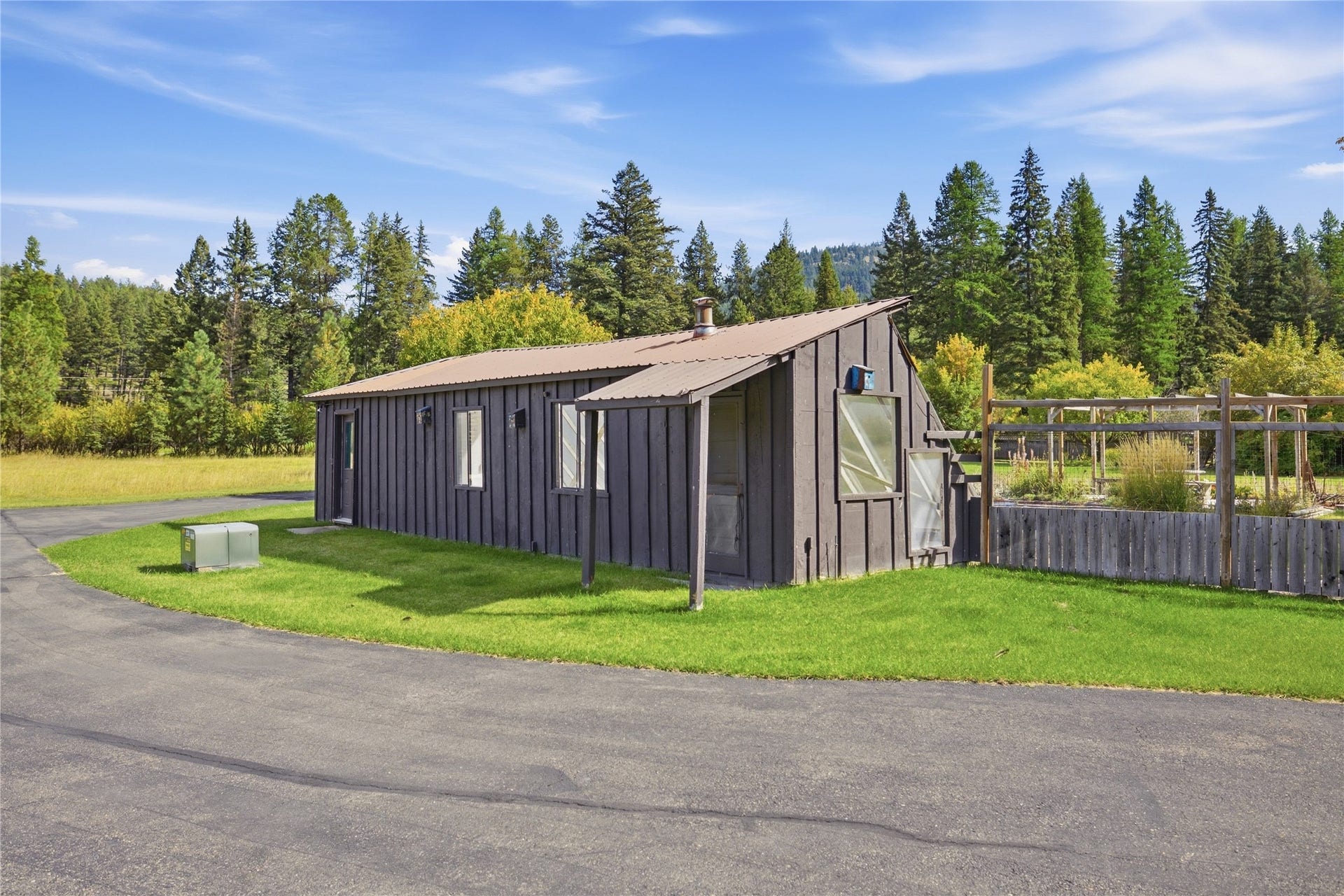 1230 Truman Creek Road, Kila, MT 59920 Greenhouse/Fenced Garden off Driveway