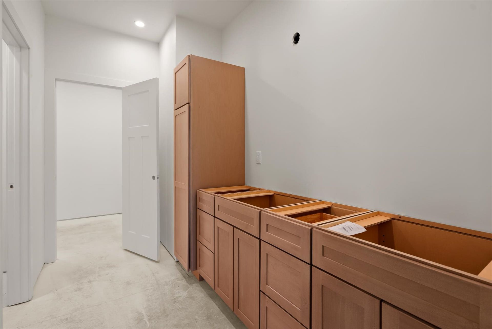 33542 Westview Drive, Bigfork, MT 59911 Primary bathroom suite vanity area with soft-close cabinetry