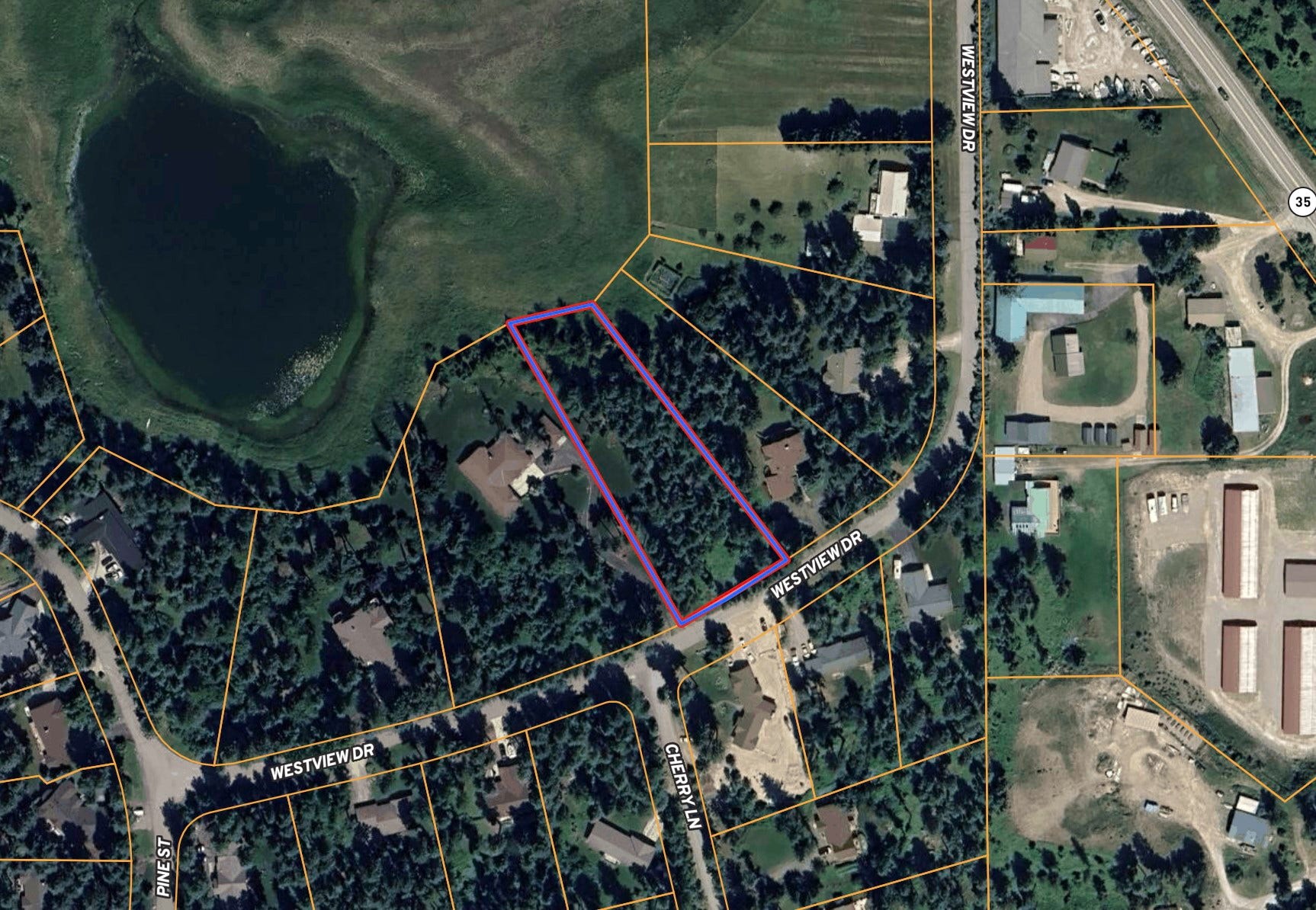 33542 Westview Drive, Bigfork, MT 59911 Parcel Map