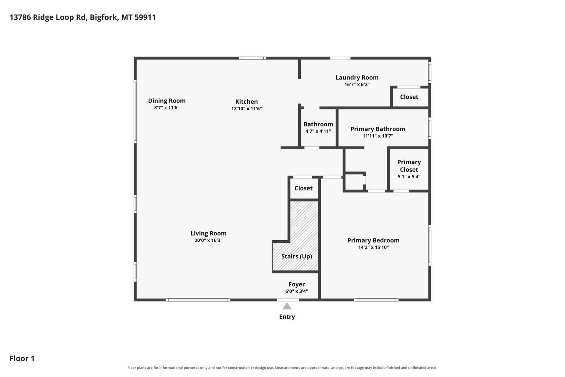 13786 Ridge Loop Road, Bigfork, MT 59911 Floor Plan - First Floor