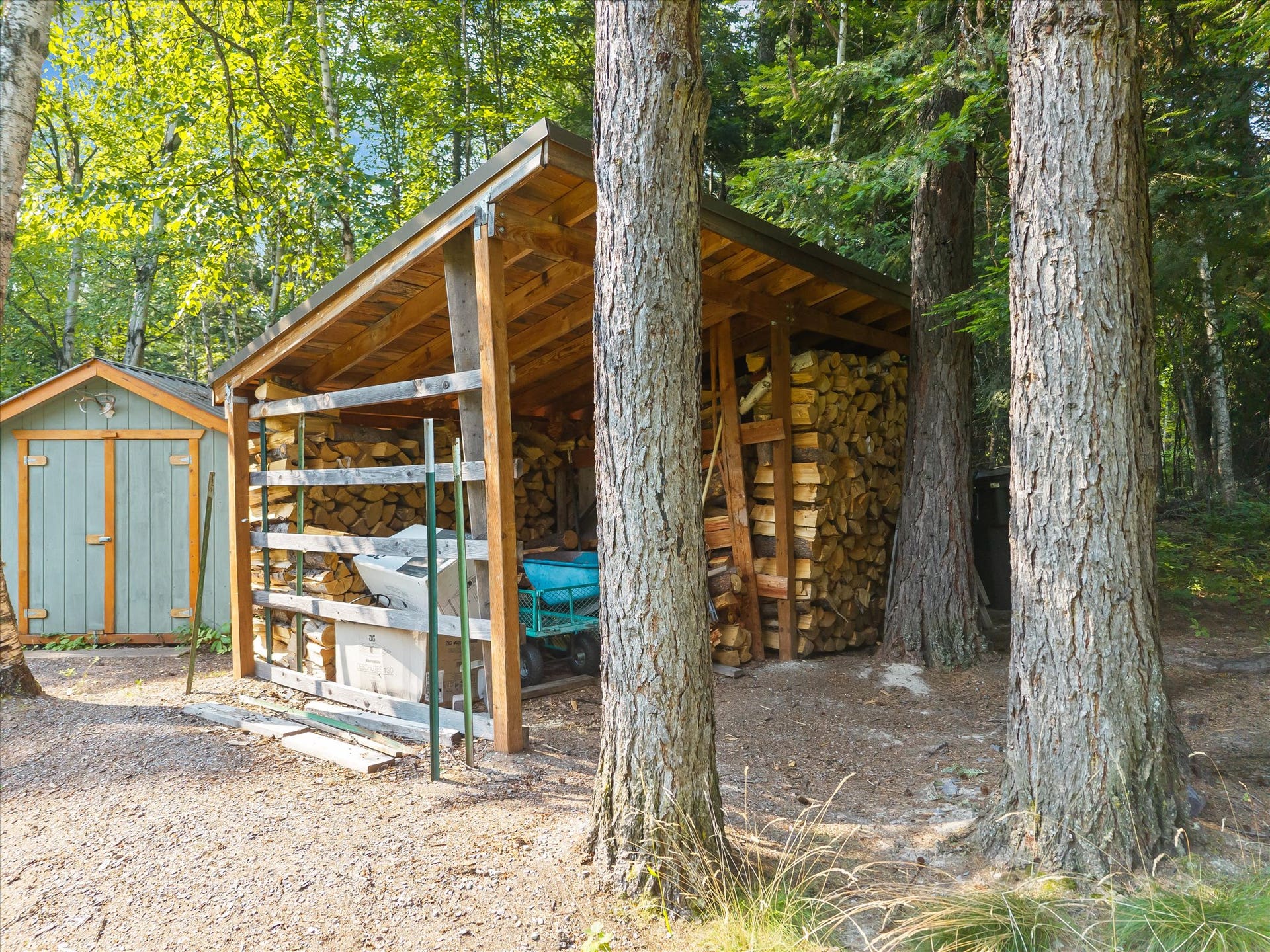 13786 Ridge Loop Road, Bigfork, MT 59911 Wood shed