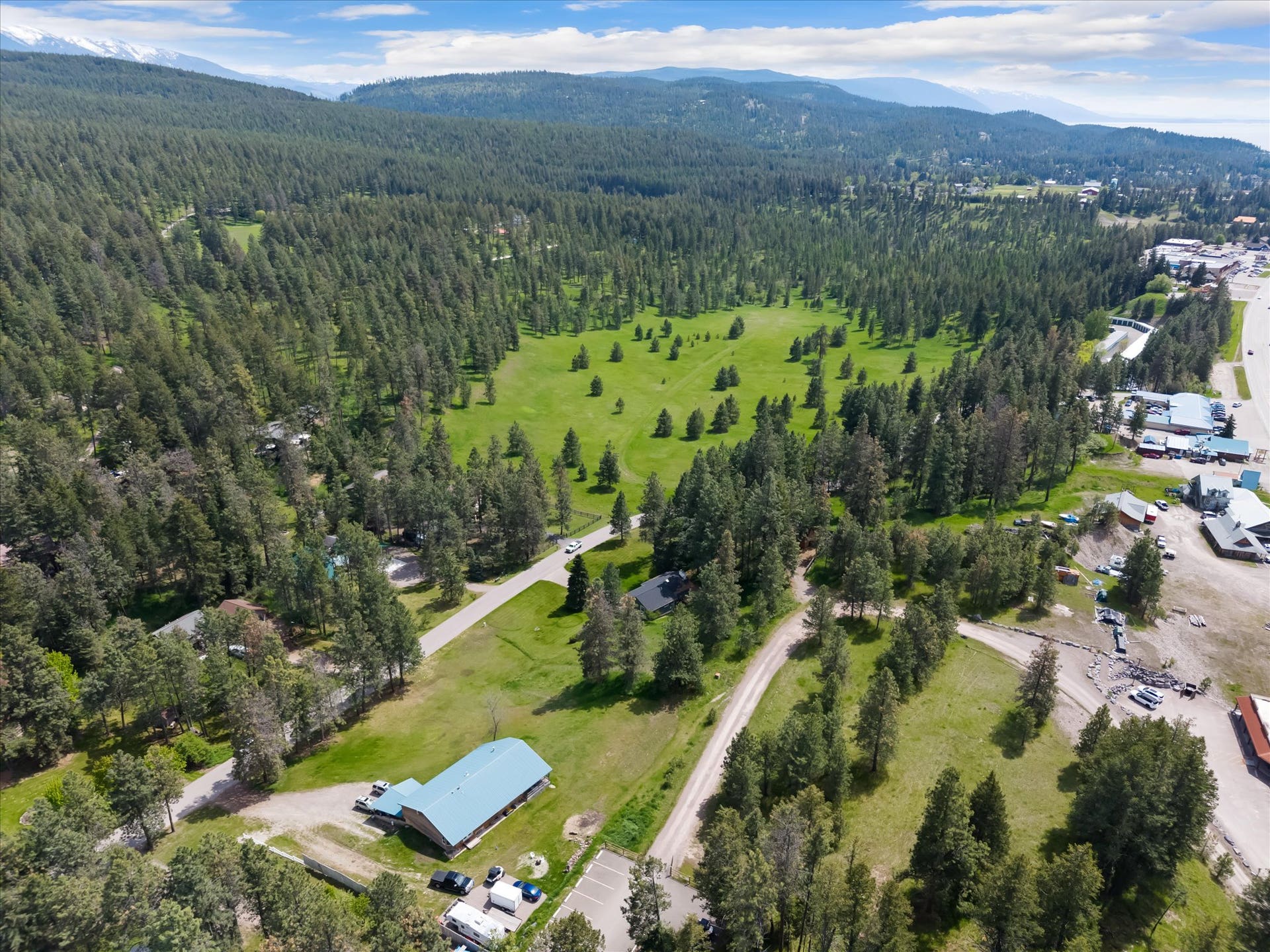 300 Peaceful Drive, Bigfork, MT 59911 Expansive acreage featuring significant tree coverage and clearings