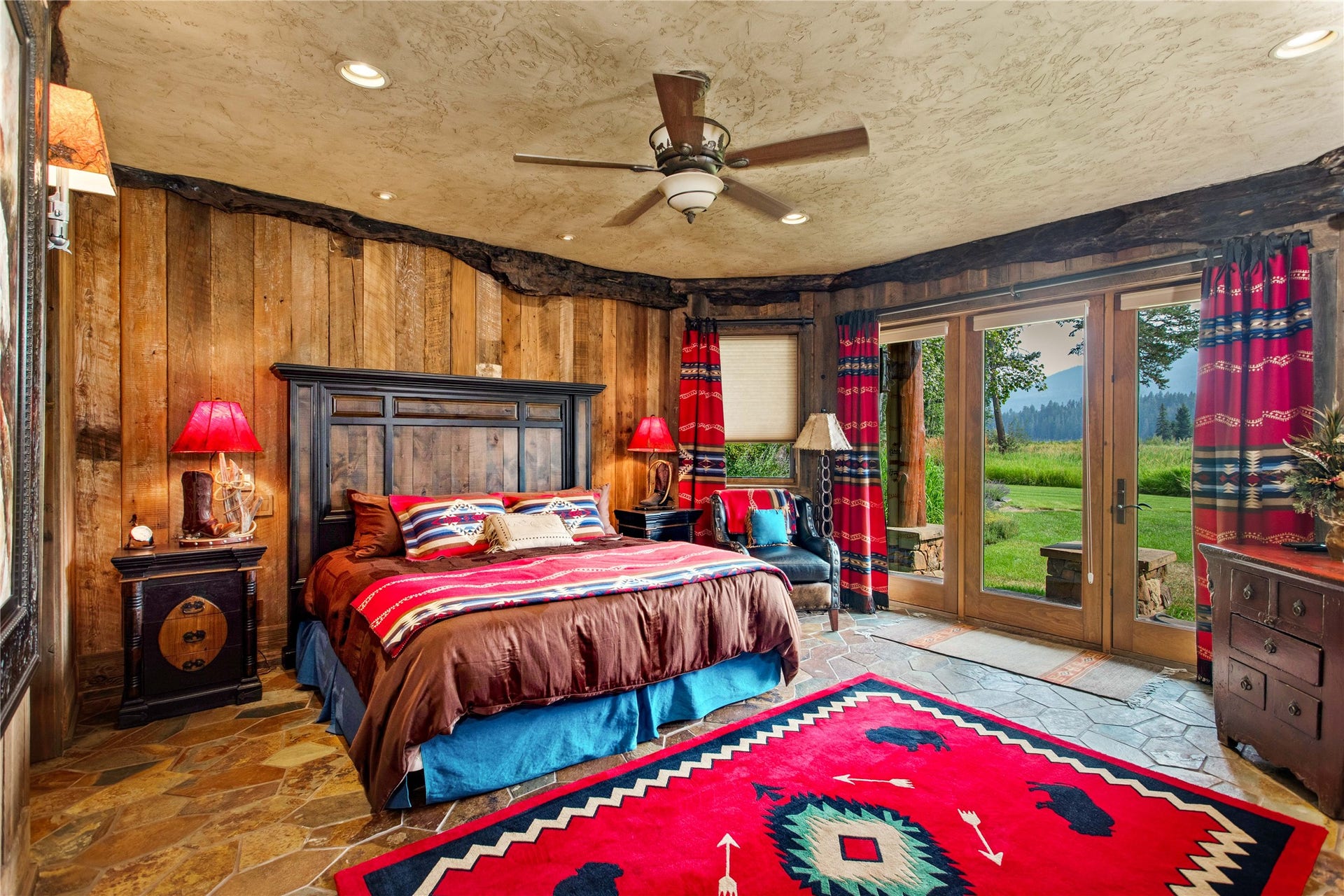 12890 Carney Ranch Road, Bigfork, MT 59911 The lower level bedroom suite