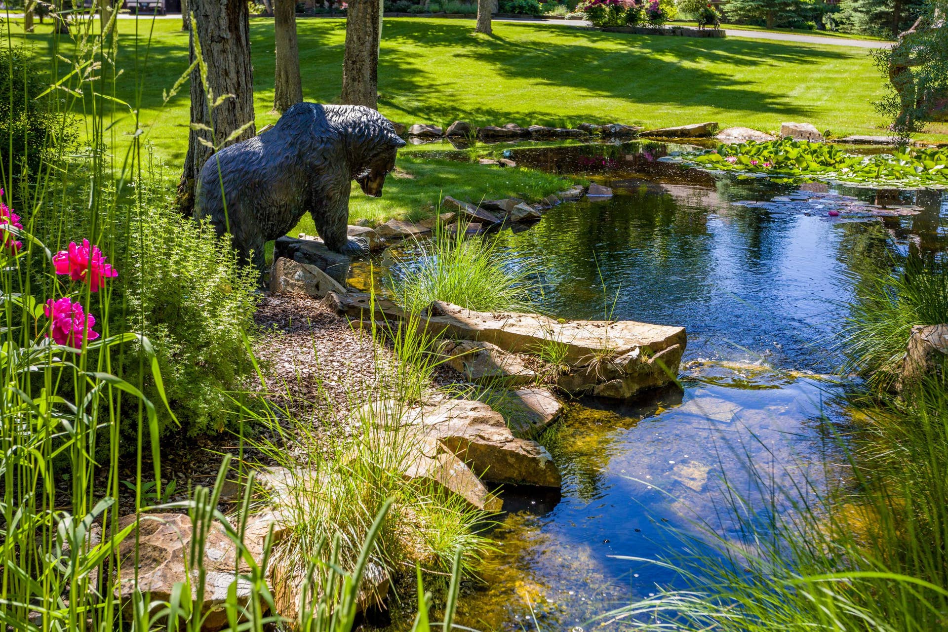 12890 Carney Ranch Road, Bigfork, MT 59911 A portion of the scenic water feature