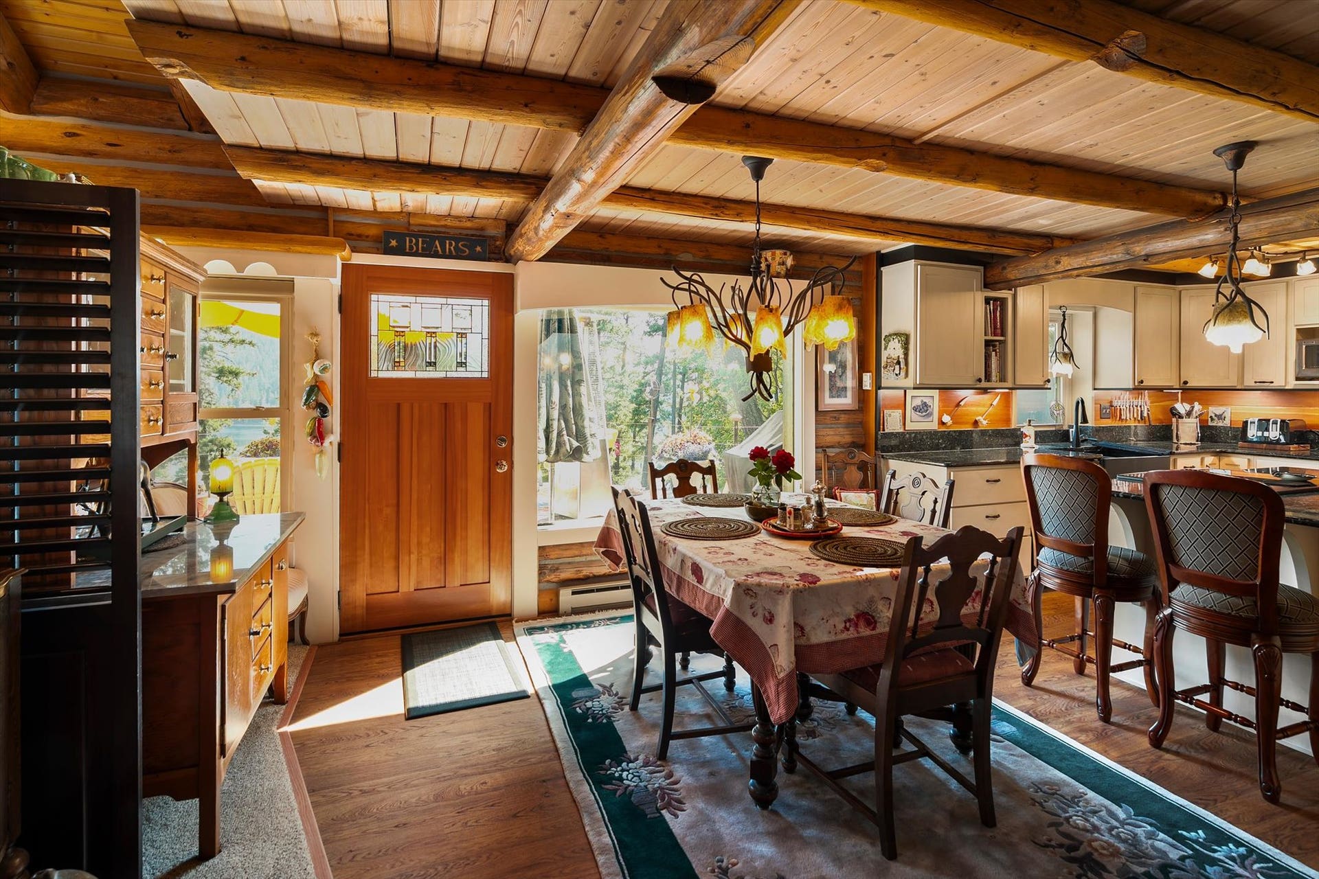 14259 Sunburst Drive, Bigfork, MT 59911 view to deck