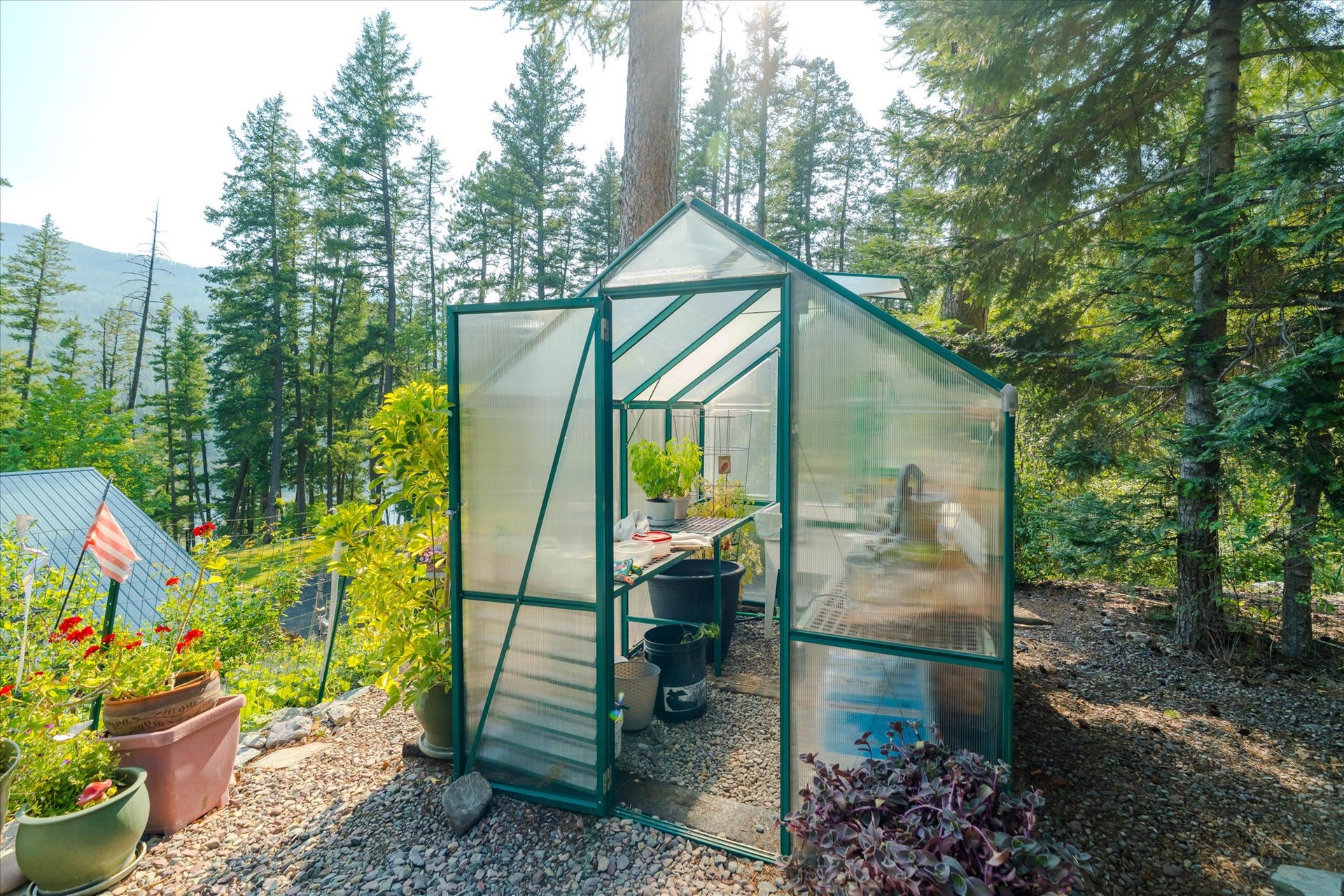 14259 Sunburst Drive, Bigfork, MT 59911 greenhouse
