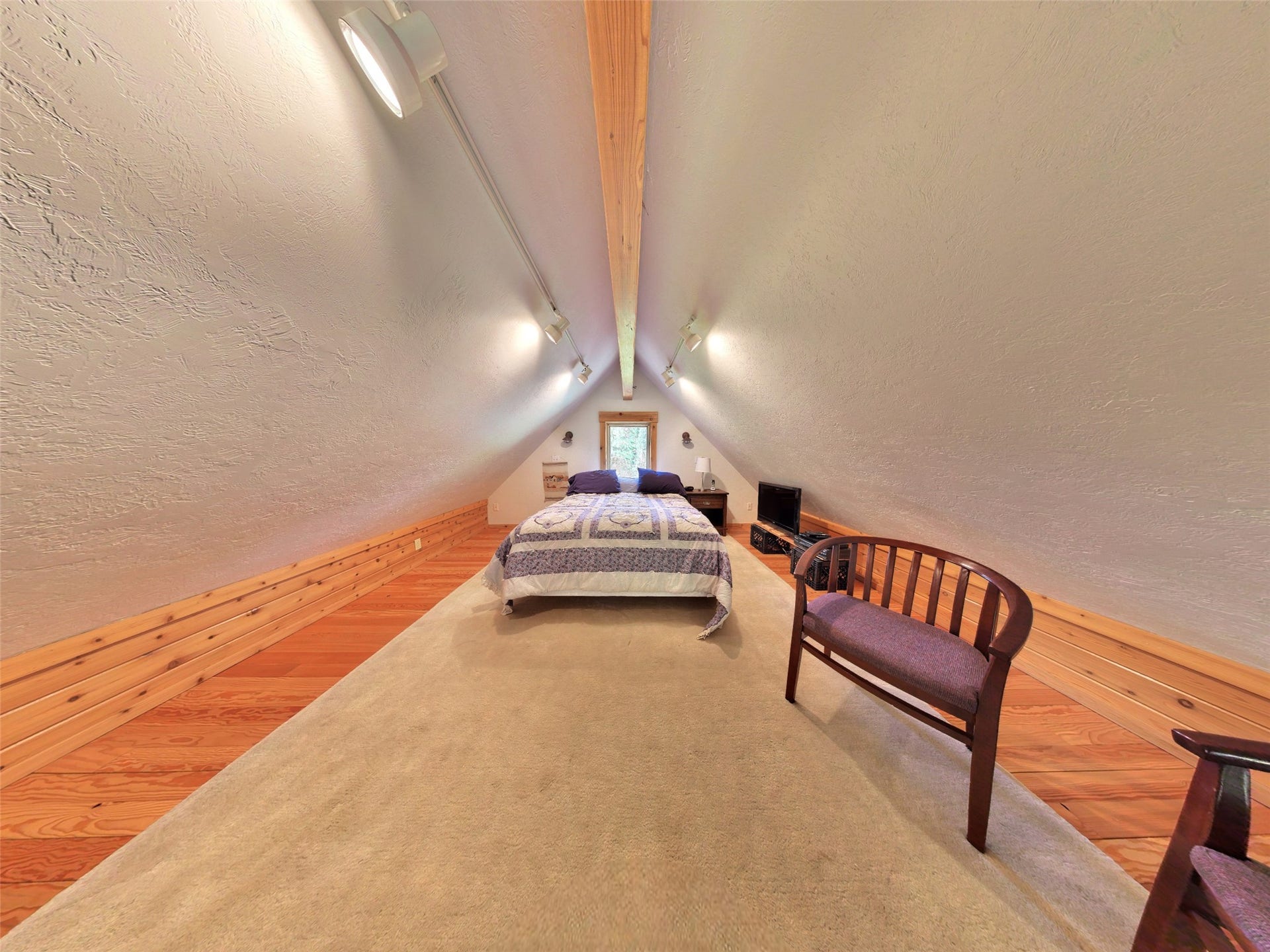 apartment loft sleeping area