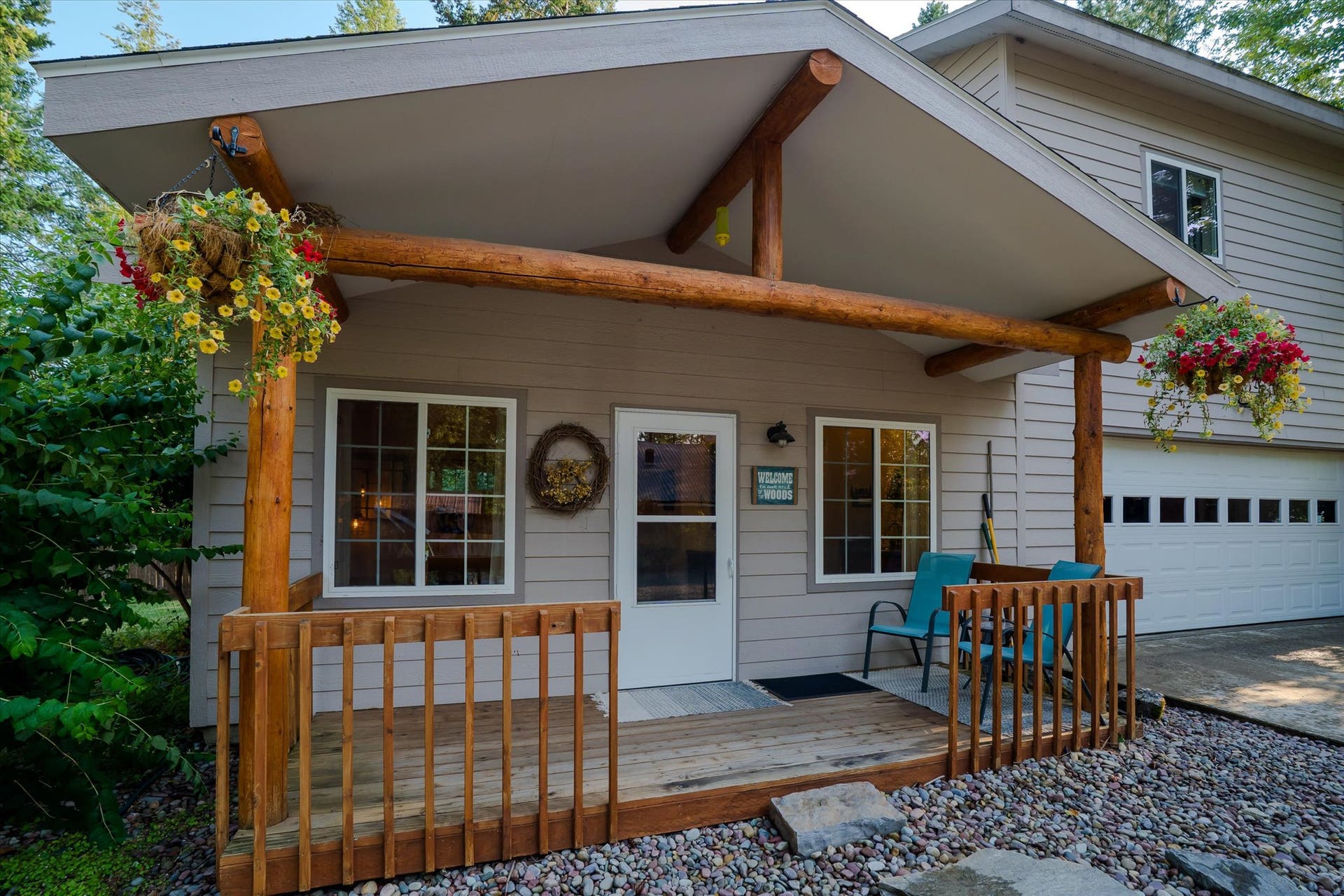 165 Sylvan Drive, Bigfork, MT 59911 Guest House Front Porch - 165 Sylvan Drive - Bigfork, MT 59911