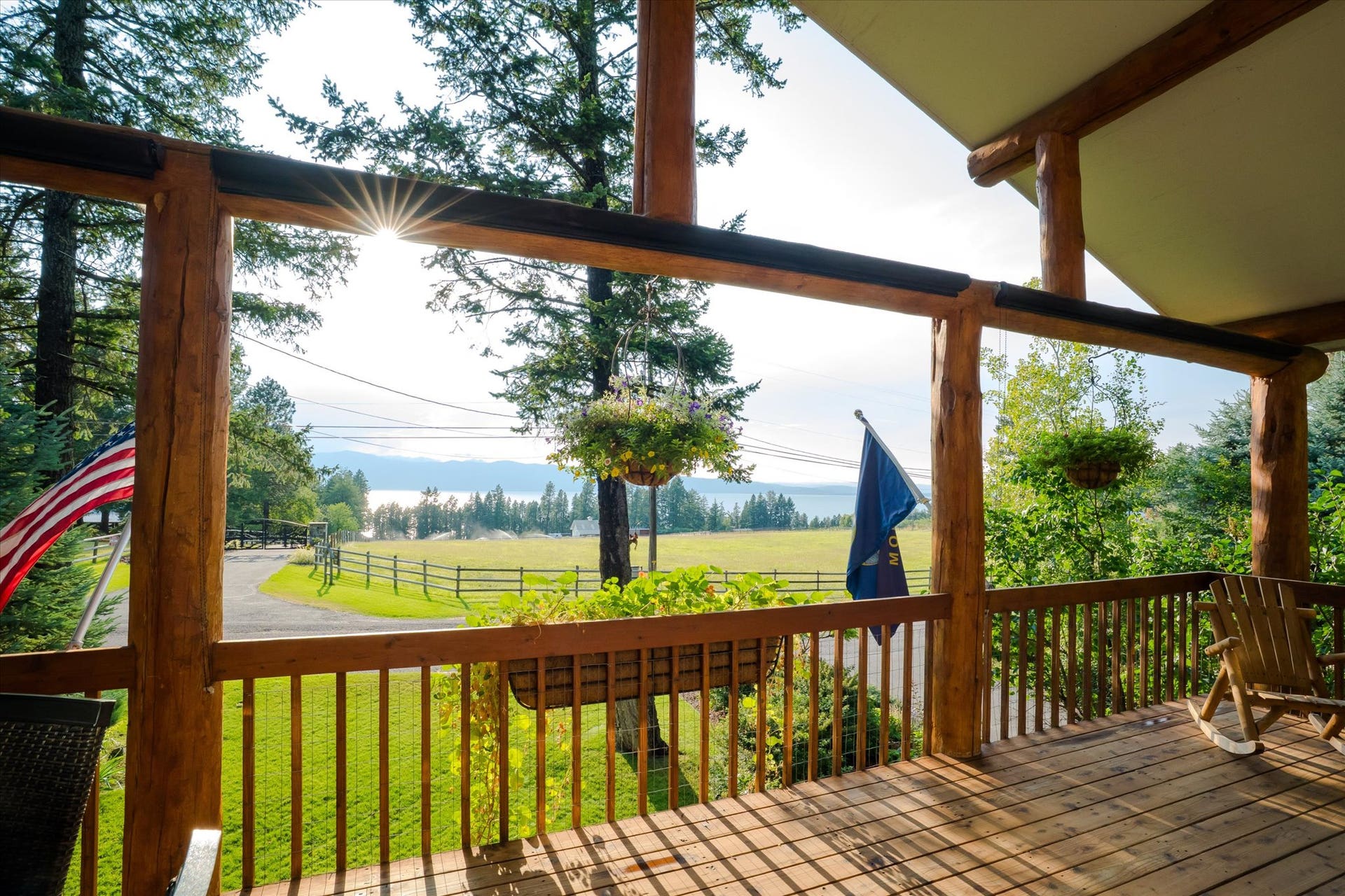165 Sylvan Drive, Bigfork, MT 59911 Massive Deck With Lake Views - 165 Sylvan Drive - Bigfork, MT 59911