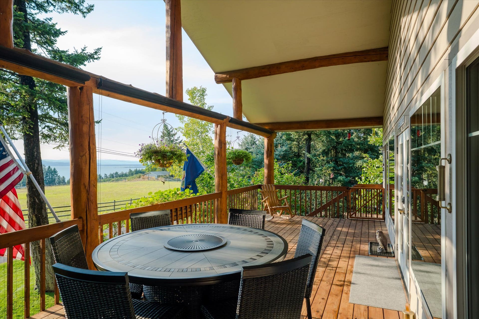 165 Sylvan Drive, Bigfork, MT 59911 Massive Deck With Lake Views - 165 Sylvan Drive - Bigfork, MT 59911