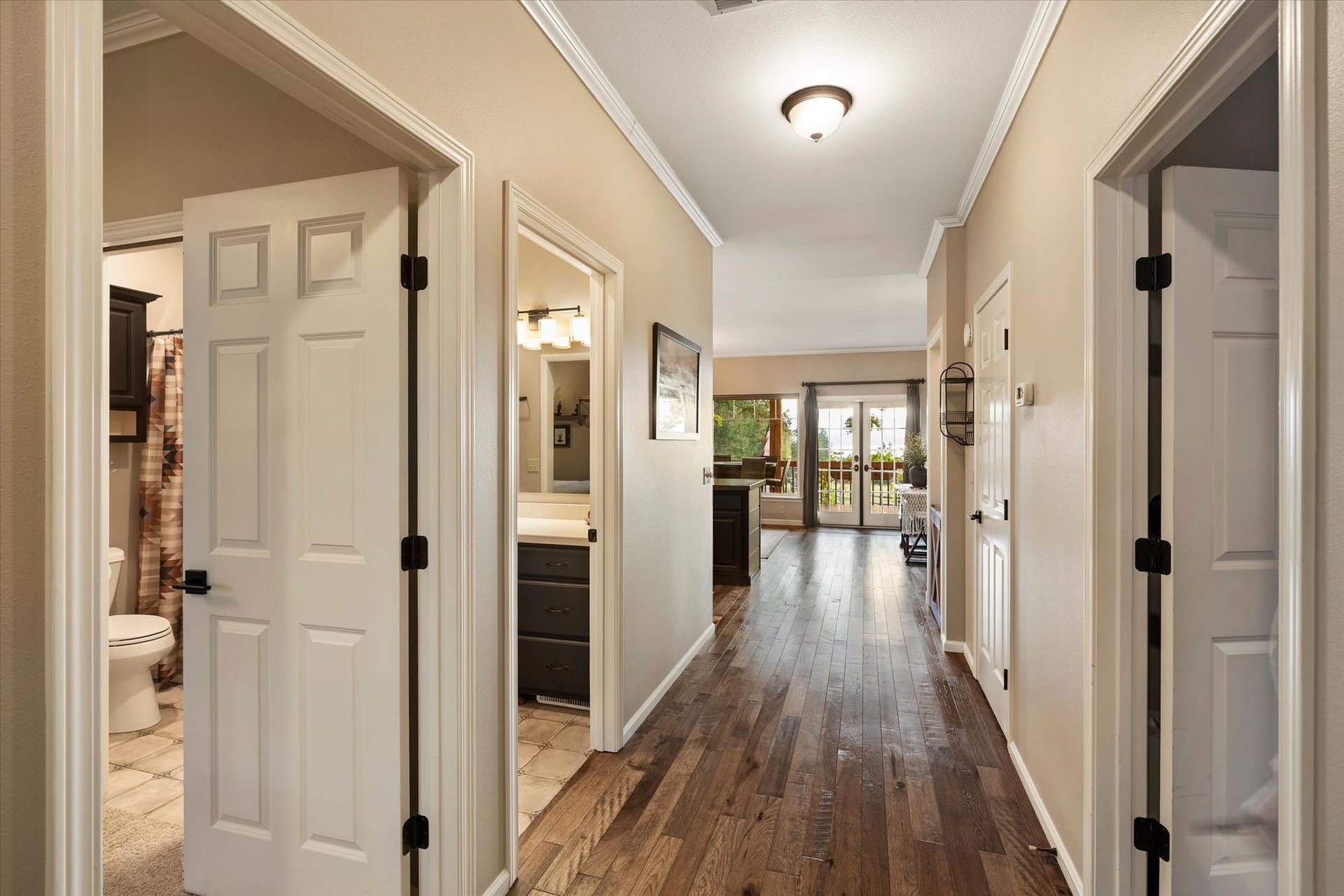 165 Sylvan Drive, Bigfork, MT 59911 Wide Hallway / Lighted Pantry - 165 Sylvan Drive - Bigfork, MT 59911