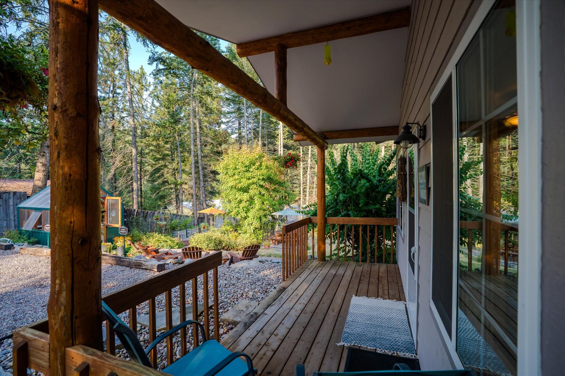 165 Sylvan Drive, Bigfork, MT 59911 Guest House Front Porch - 165 Sylvan Drive - Bigfork, MT 59911