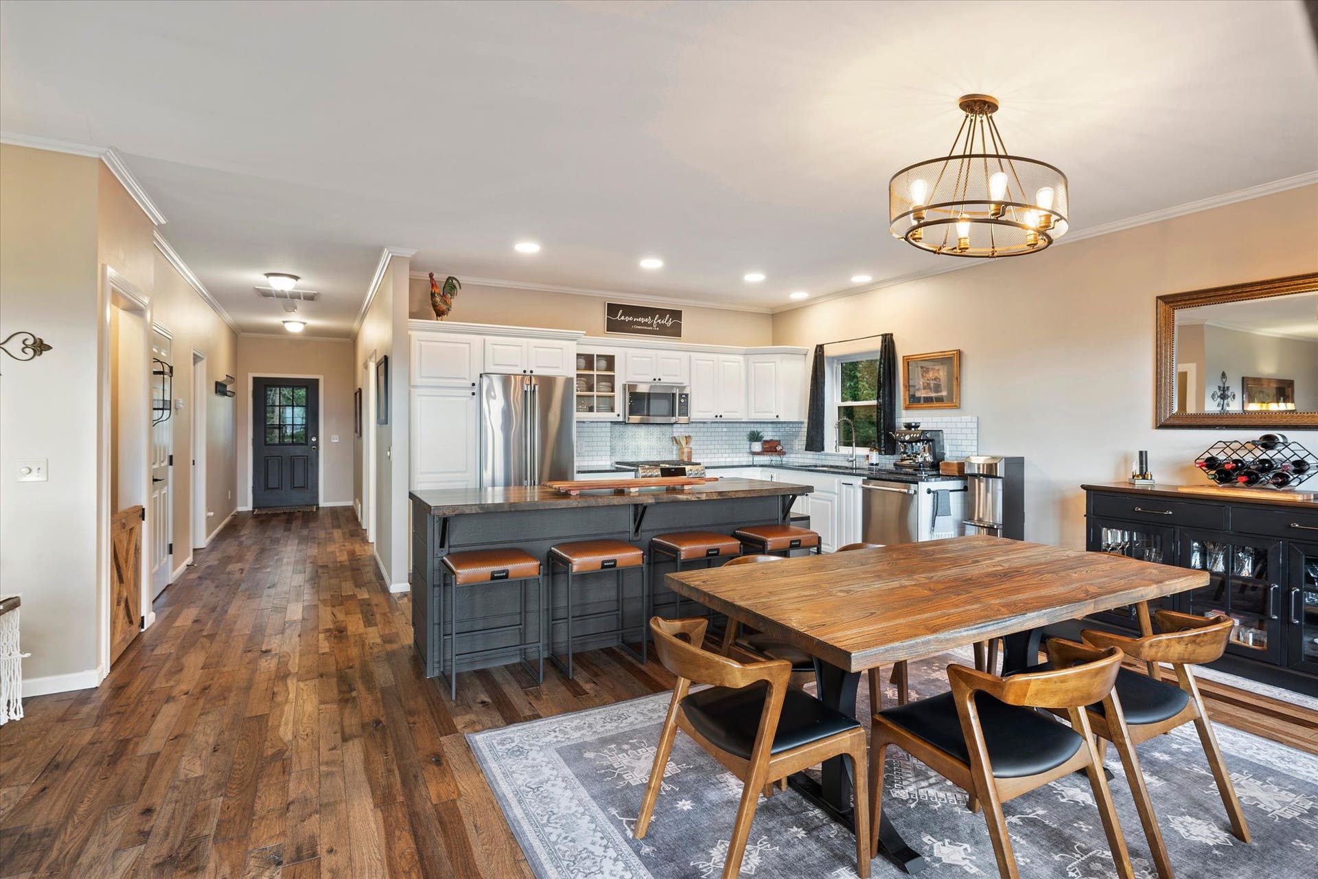 165 Sylvan Drive, Bigfork, MT 59911 Open Concept - Living, Dining, Kitchen - 165 Sylvan Drive - Bigfork, MT 59911
