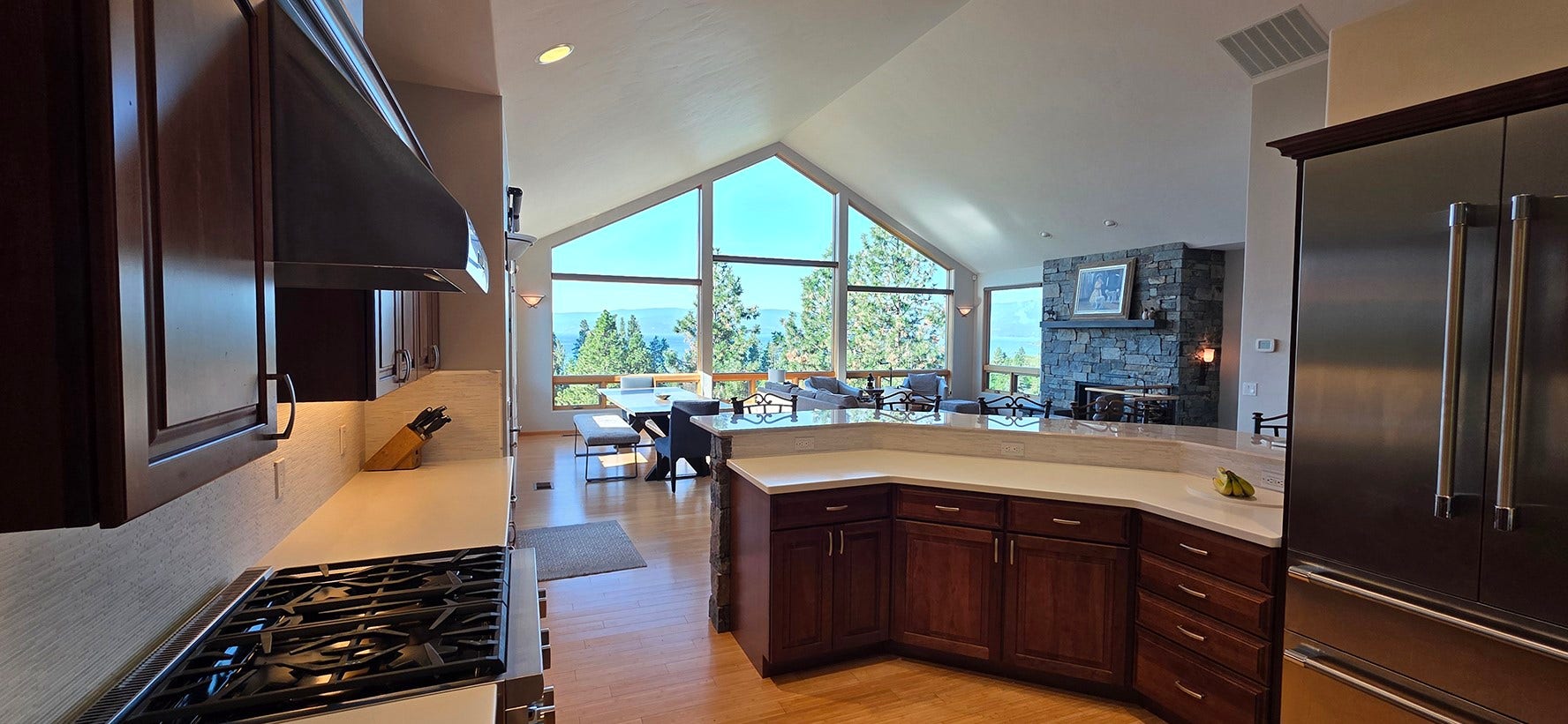 154 S Crestview Terrace, Bigfork, MT 59911 View from Kitchen